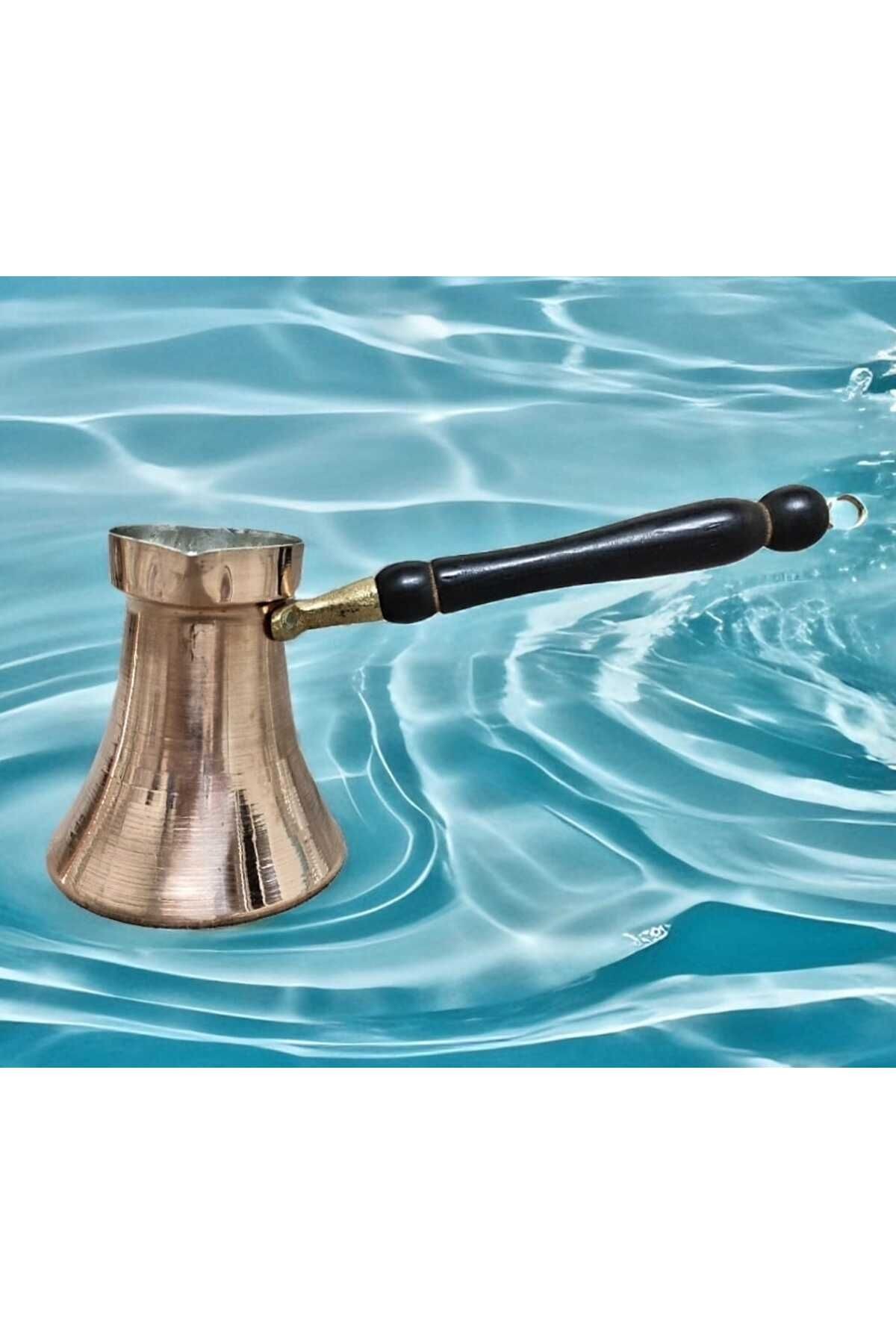 Bakır düz model 1 mm 6 kişilik cezve