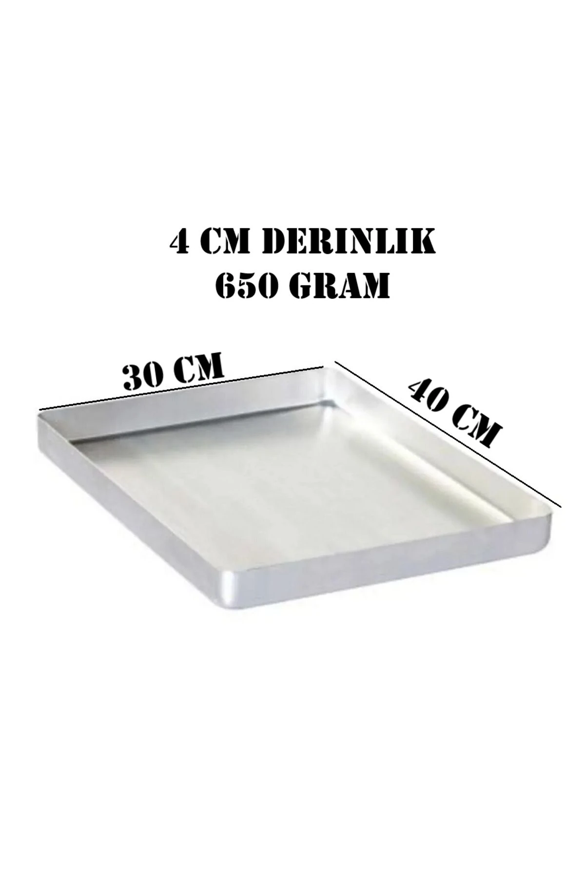 Alüminyum Baklava Börek Fırın Tepsisi 30*40*4 Cm 600 gram