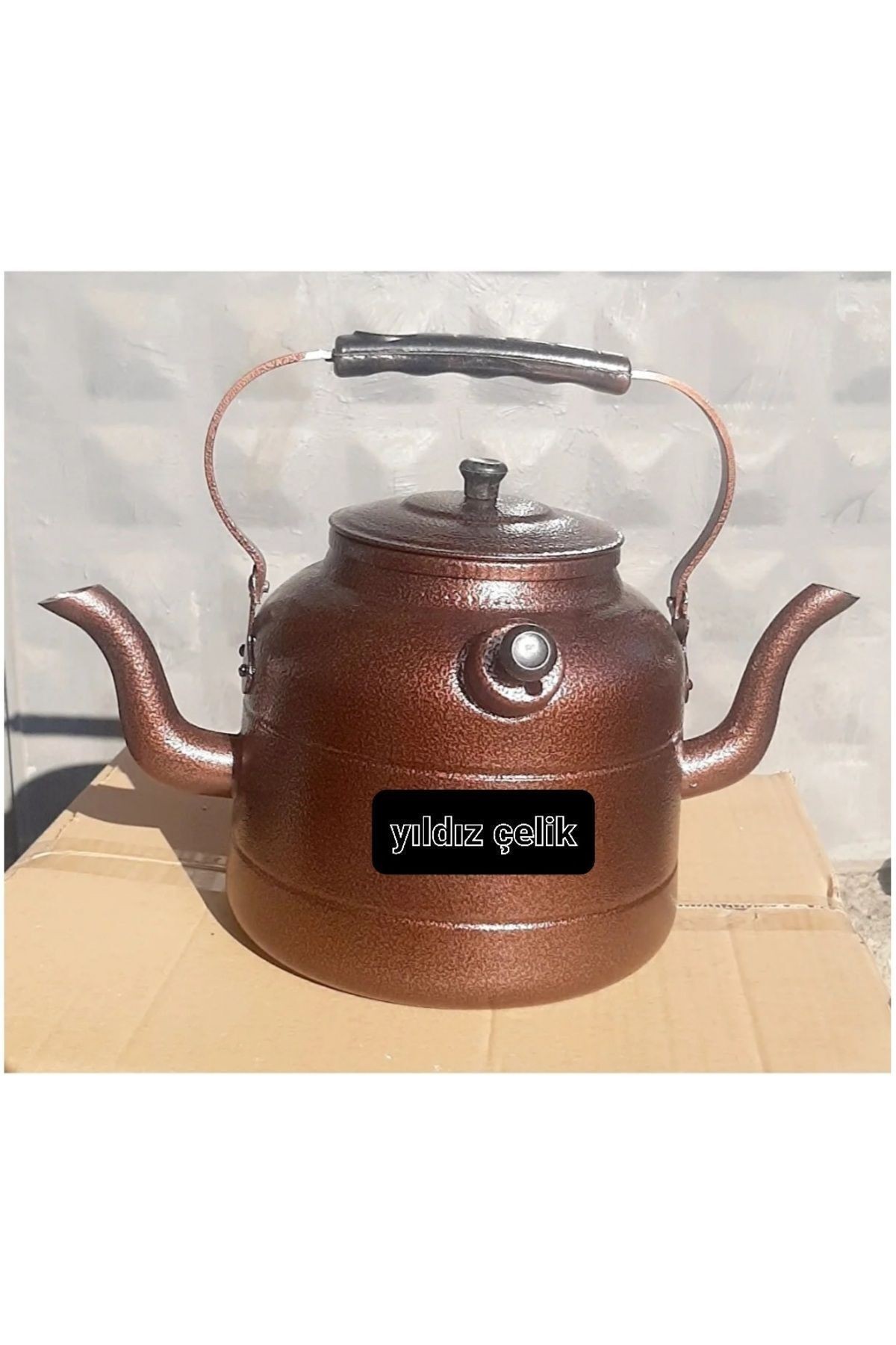 Çift Taraflı Alümünyum Çaydanlık, Osmanlı Muhabbet Çaydanlığı 3,5 litre