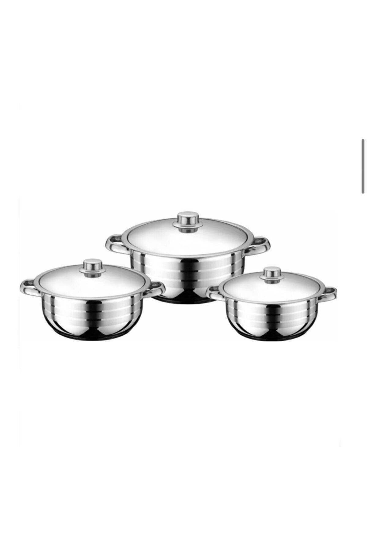 Aykut Metal Erena Cookware 6 Parça Boru Kulp Tencere Seti