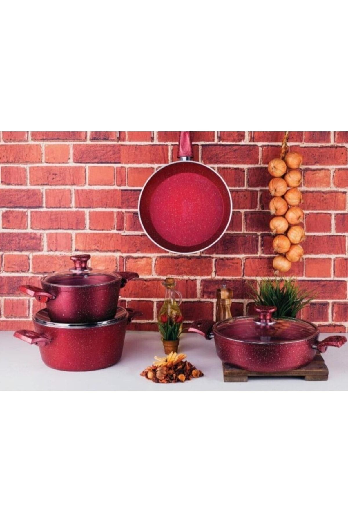 Ezme Granit Set 7 Parça 4mm Kalınlık