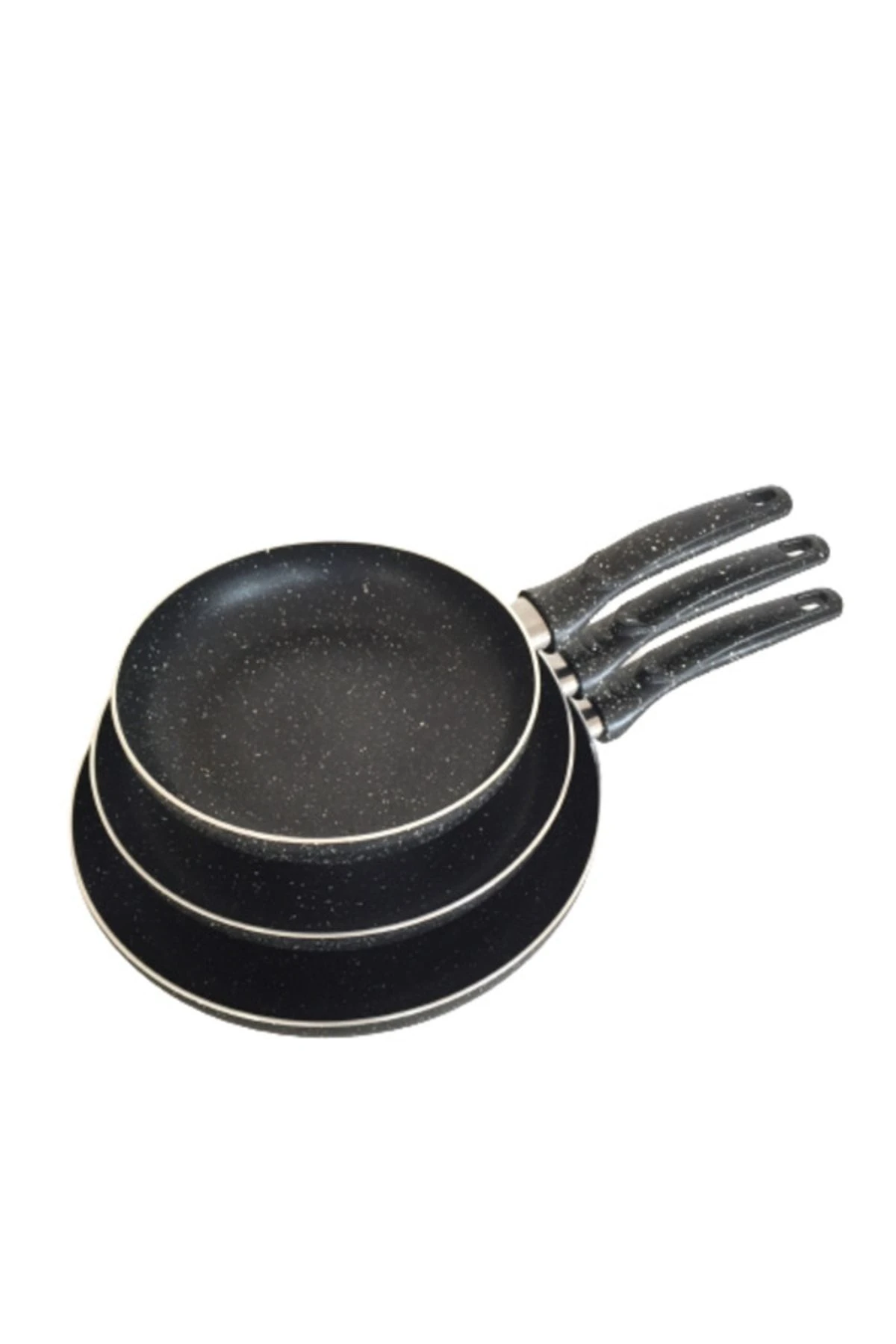 Kalitesi Kartef 18-22-26 Cm 2.2 Mm Kalınlıkta Tava Seti