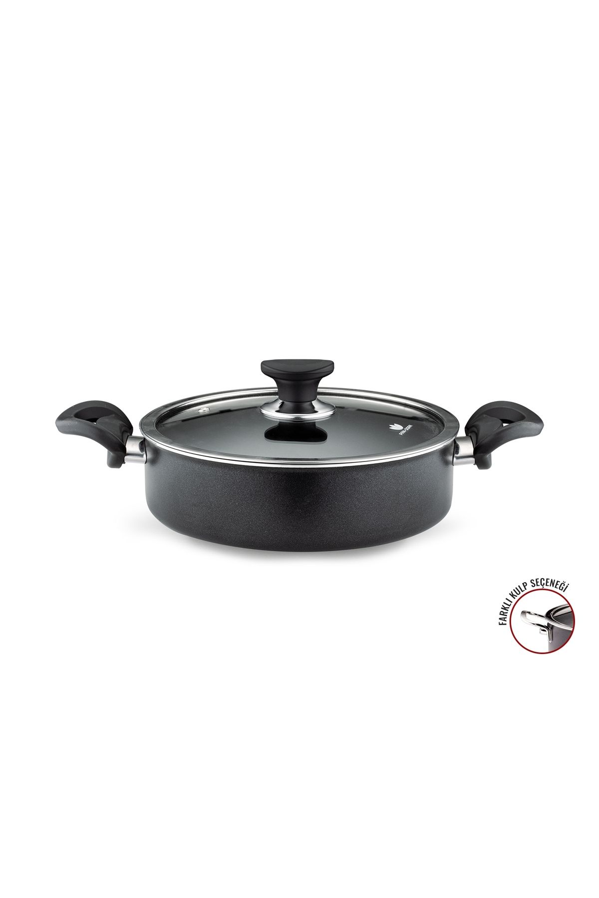 Titanyum soft kulp 28 basık tencere