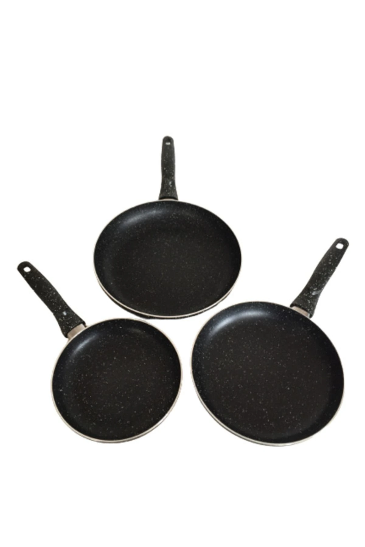 Kalitesi Kartef 18-22-26 Cm 2.2 Mm Kalınlıkta Tava Seti