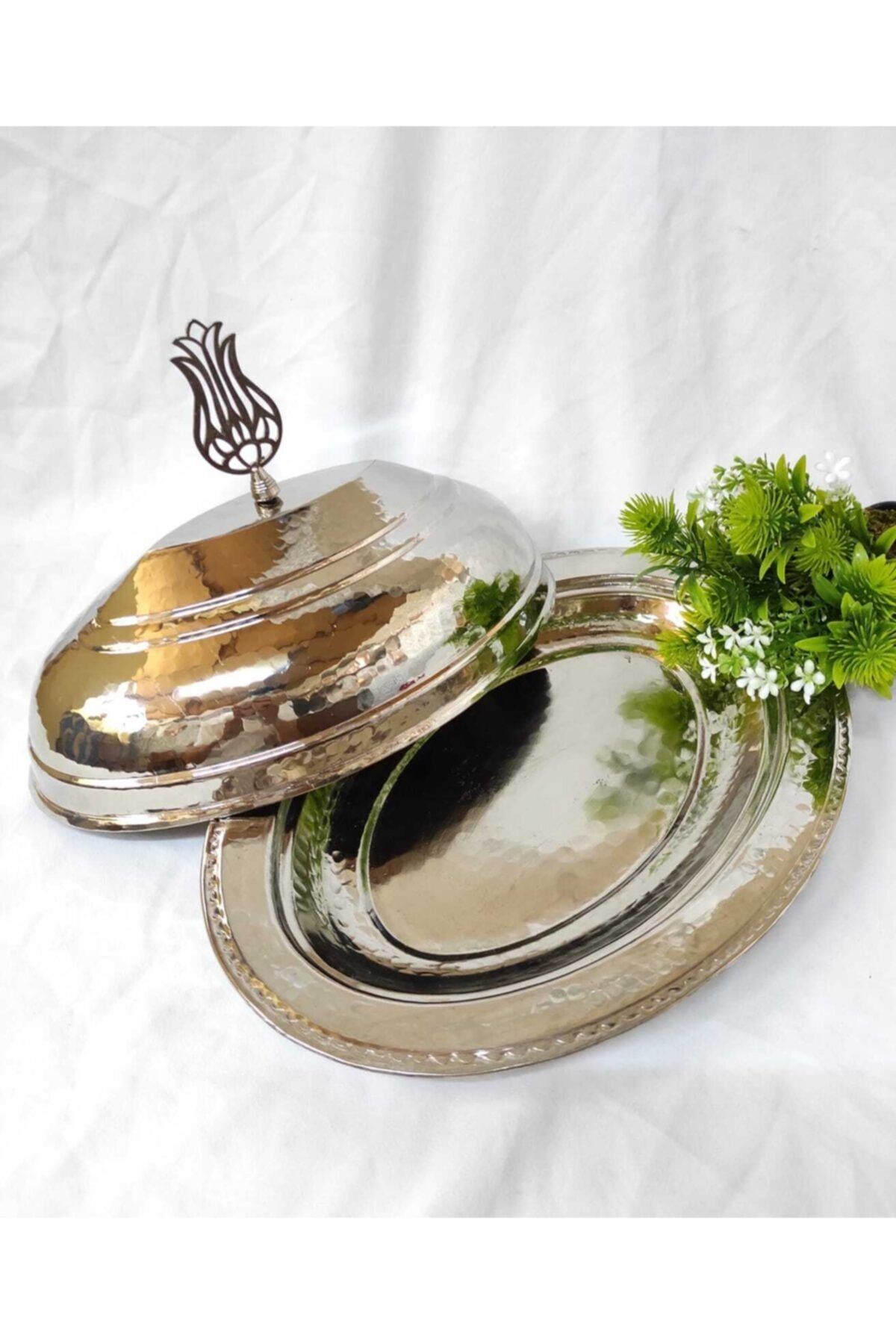 Bakır Iskender Tabağı 30 Cm