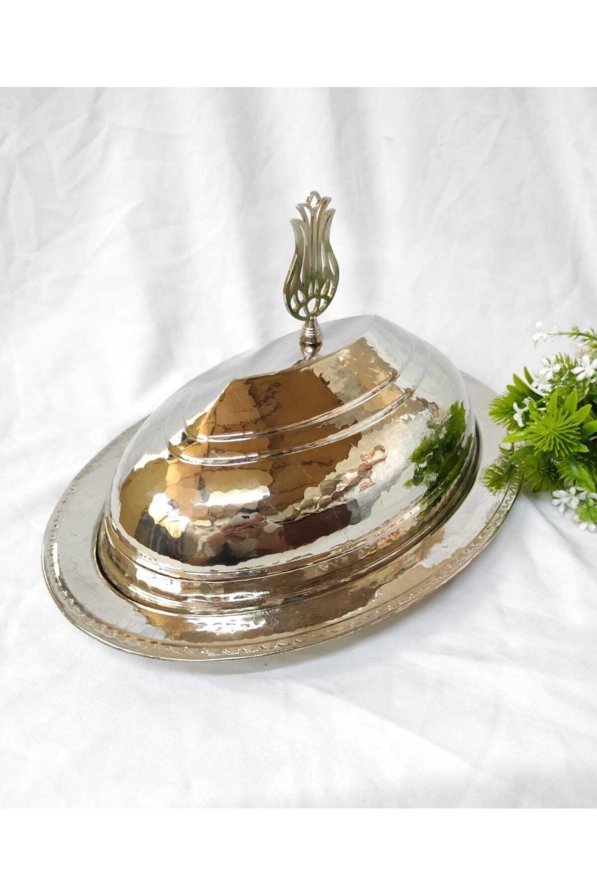 Bakır Iskender Tabağı 30 Cm