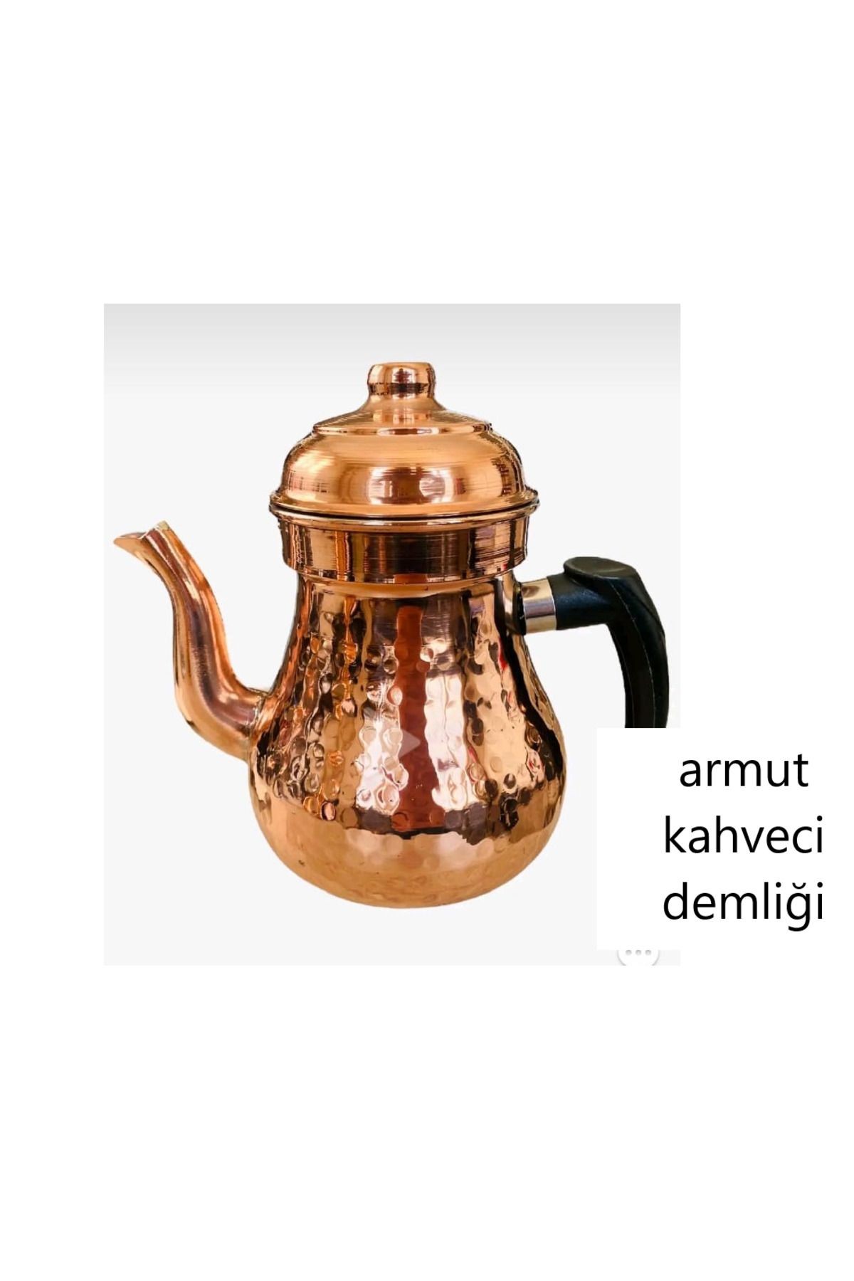 Bakır armut kahveci & semaver demliği