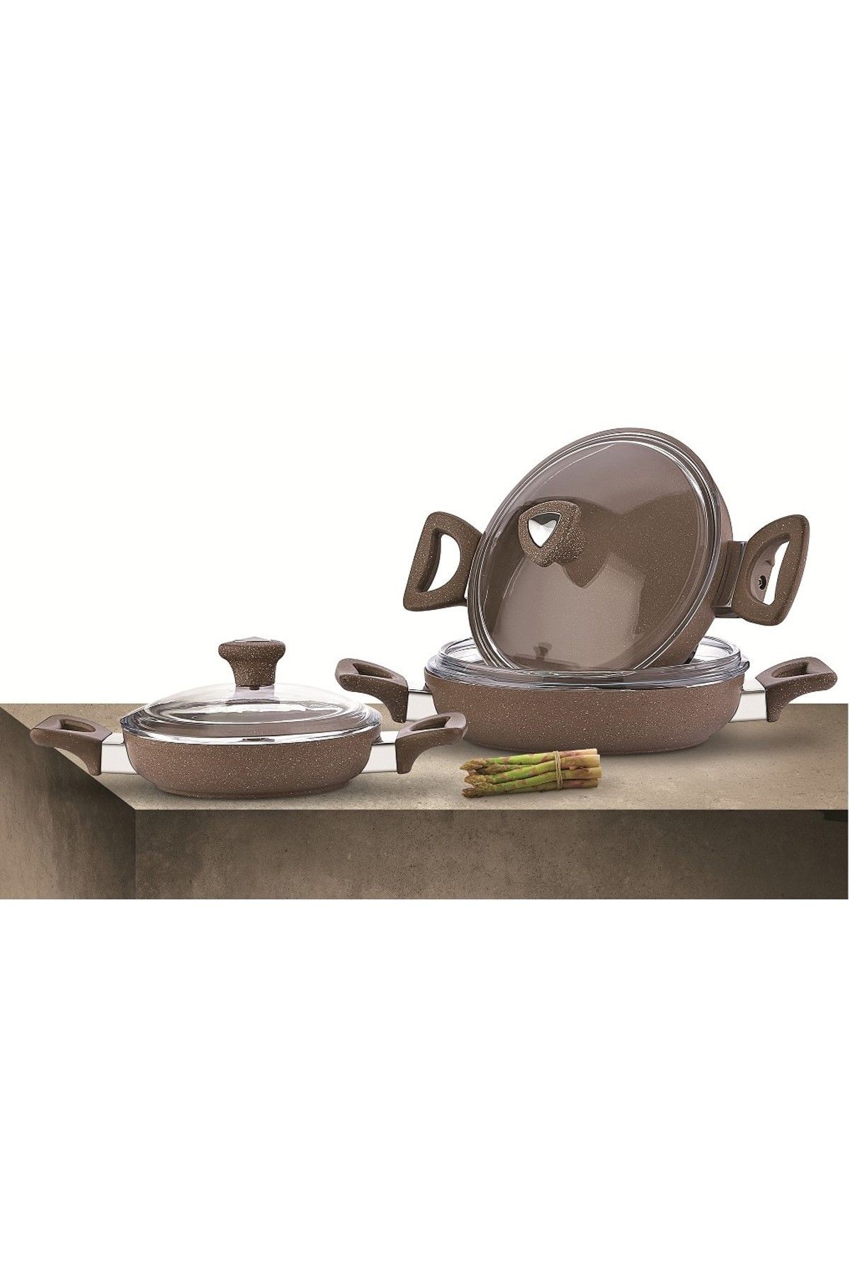 Granit Omlet Set 6 Parça Kahve 2015st60427198524