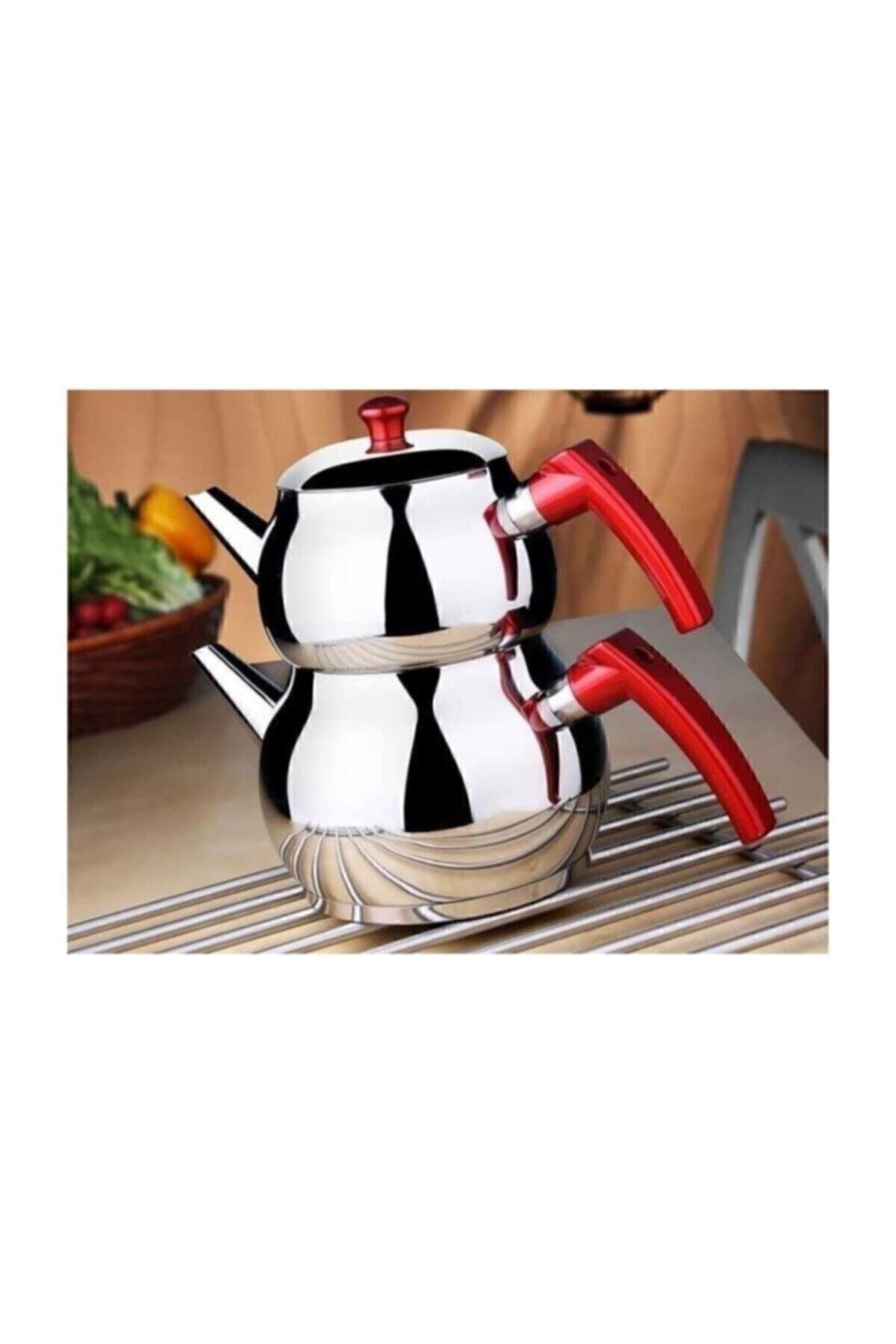 Izgim Mini Küçük Boy Paslanmaz Çelik Küre Çaydanlık