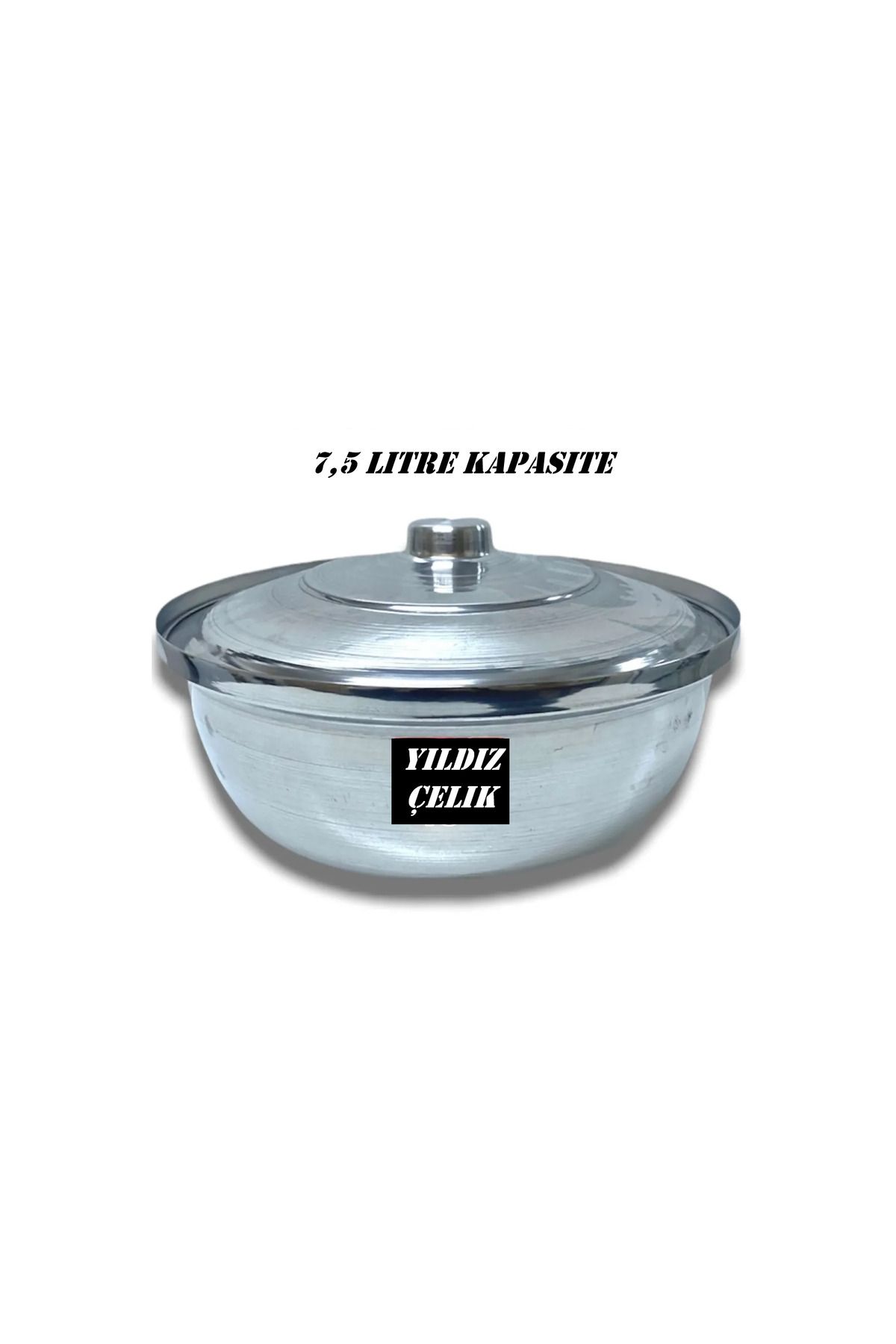 Alüminyum Salça Aşure Kavurma Sos Helvane Tenceresi 32 cm 7,5 litre