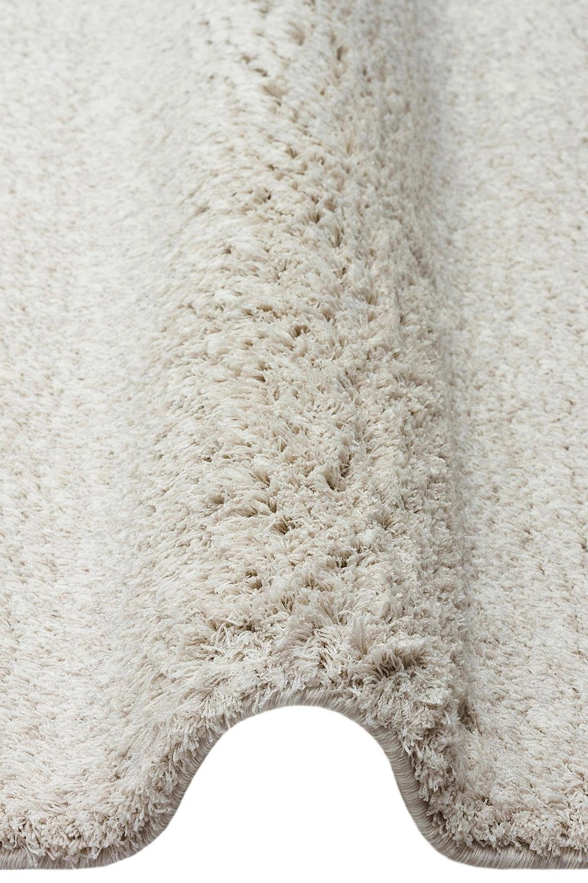 Jumpy 1006 Krem Shaggy (Pofuduk) Halı - Salon, Koridor (Yolluk), Mutfak, Yatak ve Oturma Oda Halısı