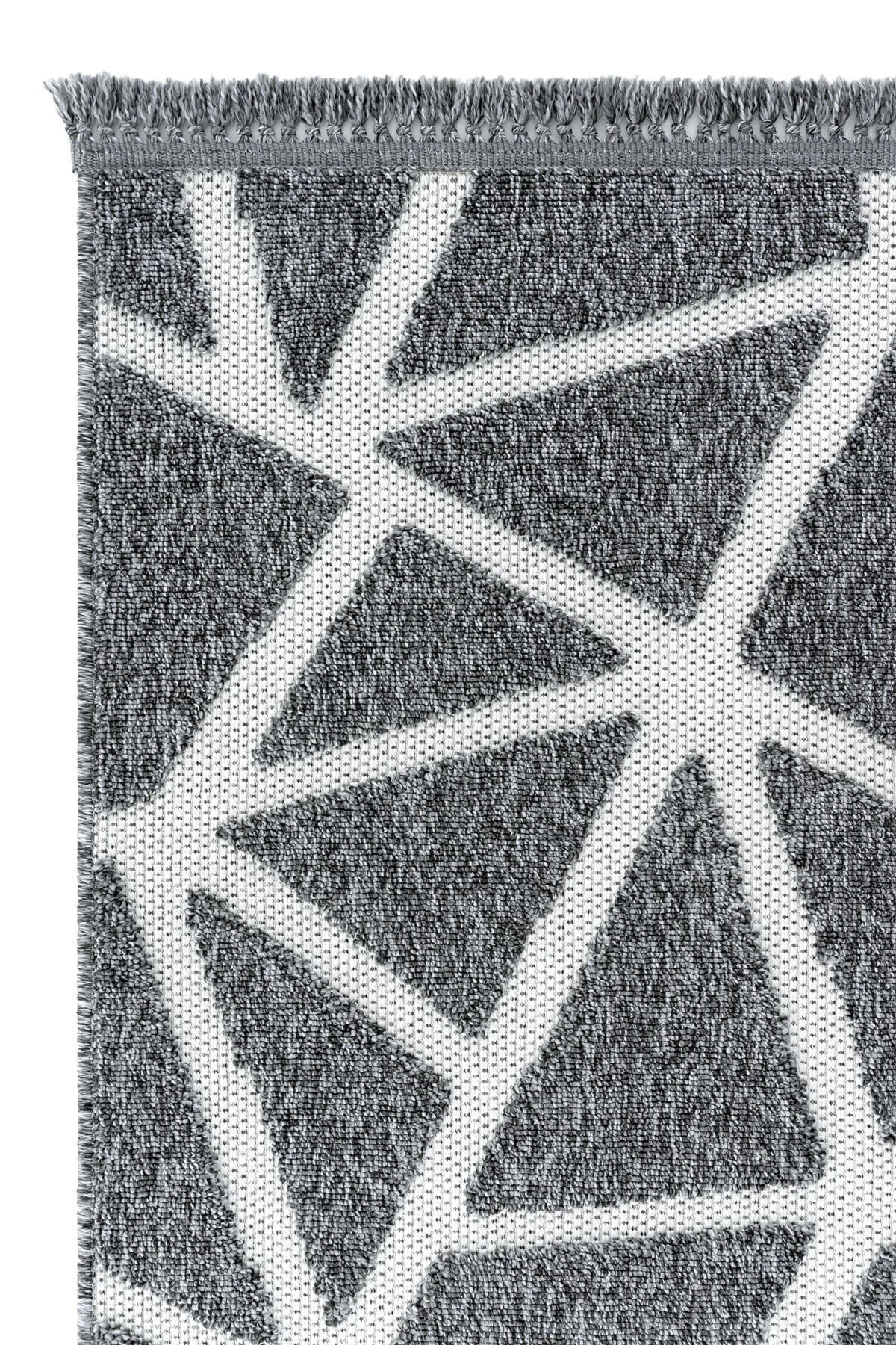 Velino 7504 Antrasit - Salon, Koridor (Yolluk), Mutfak, Antre, Yatak ve Oturma Odası Halısı