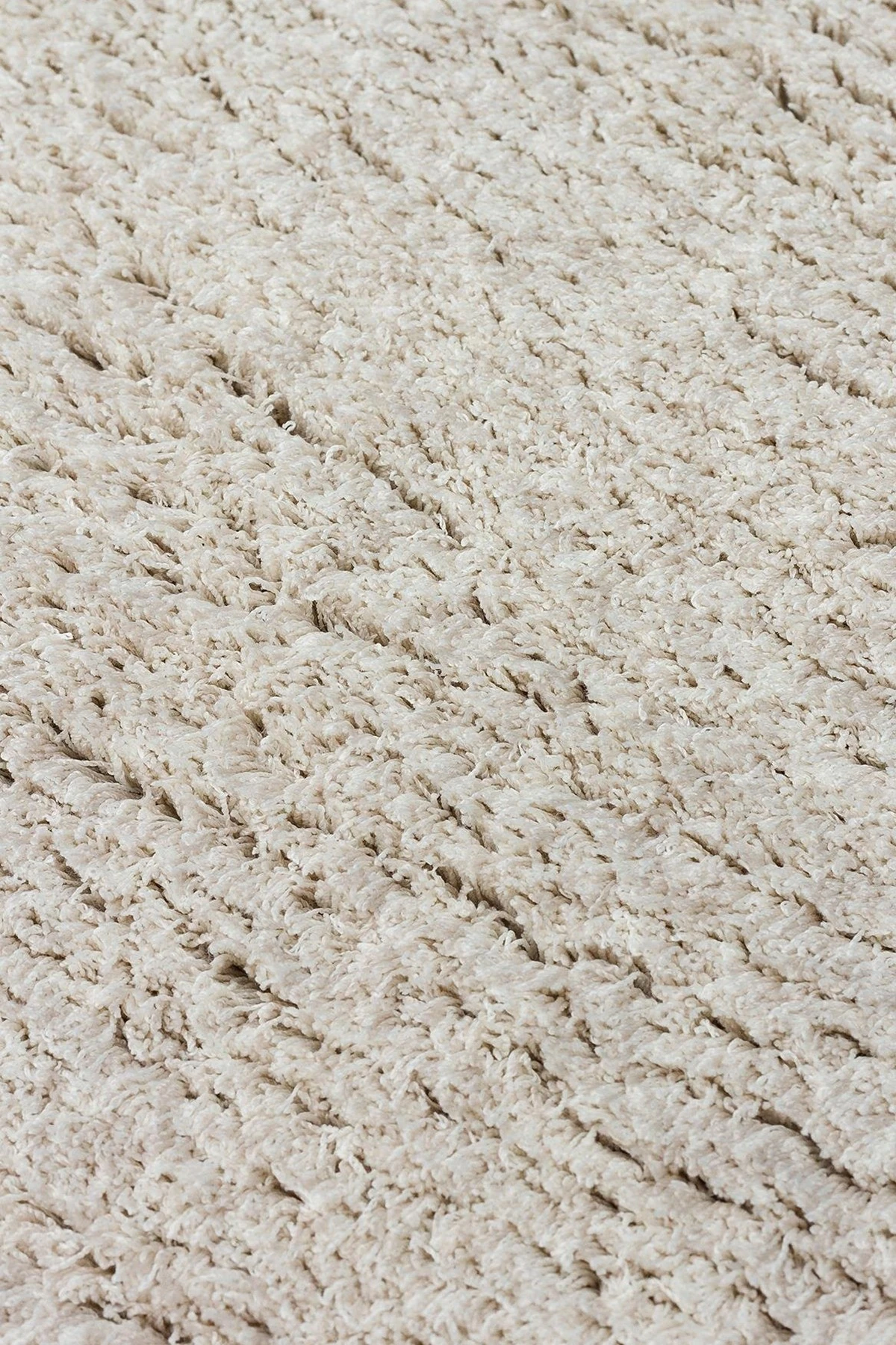 Jumpy 1006 Krem Shaggy (Pofuduk) Halı - Salon, Koridor (Yolluk), Mutfak, Yatak ve Oturma Oda Halısı