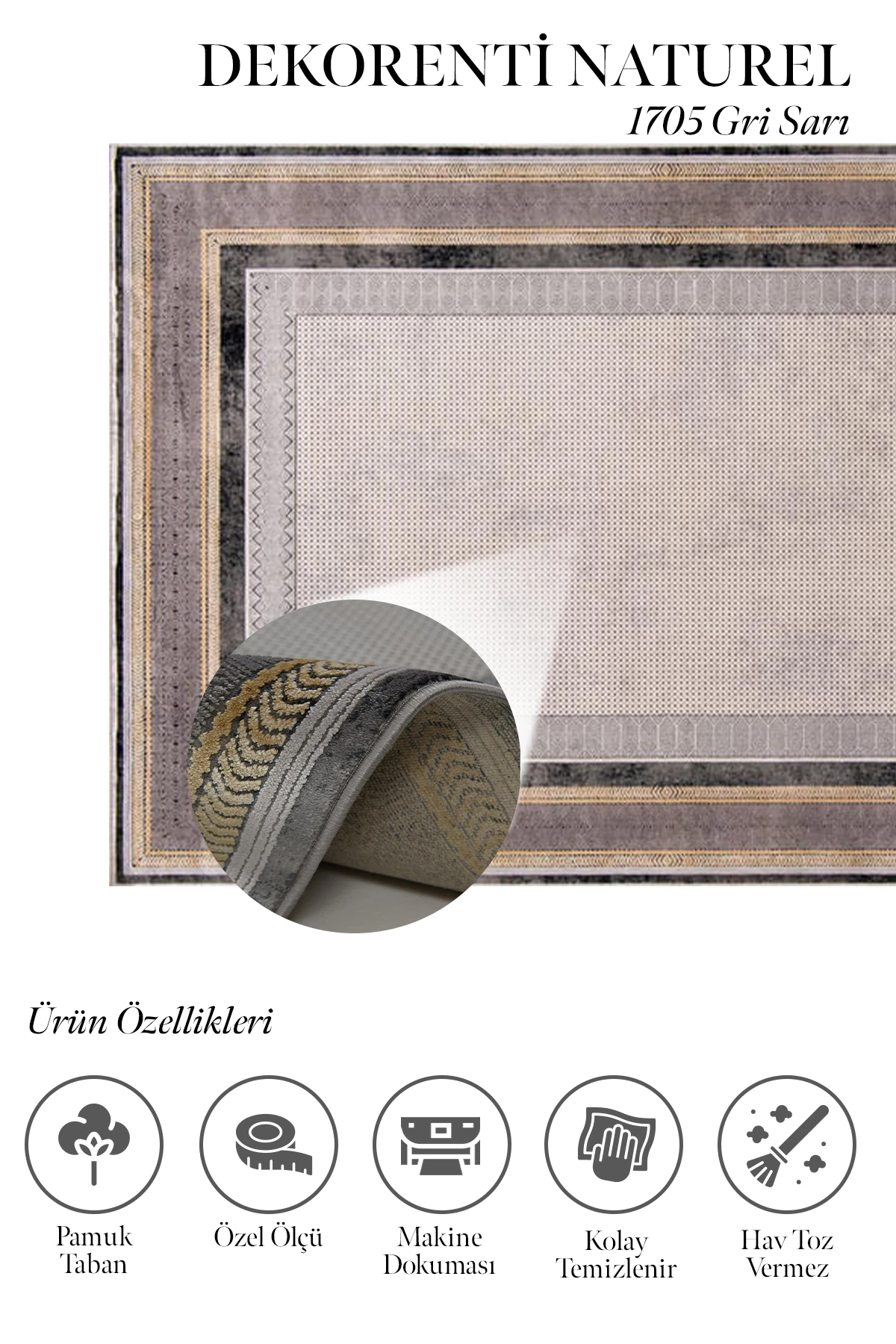 Naturel 1705 Gri Sarı