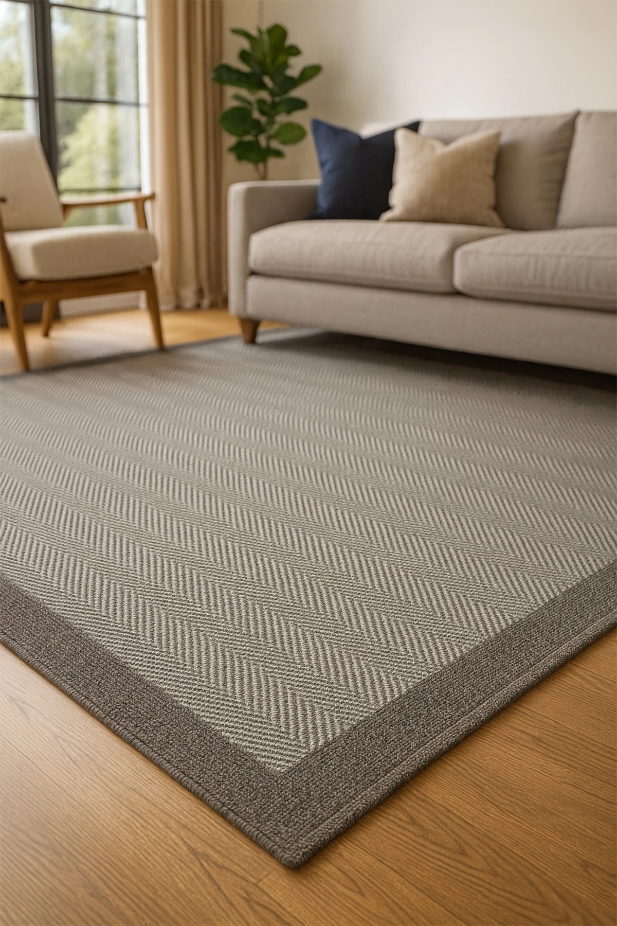 Friga 2005 Jüt Halı Bej - Salon, Yolluk, Koridor, Mutfak, Antre, Yatak ve Oturma Odası Halısı