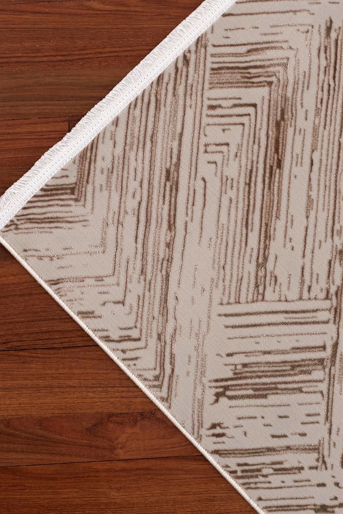 Mirvari 4093 Bej - Salon, Koridor (Yolluk), Mutfak, Antre, Yatak ve Oturma Odası Halısı