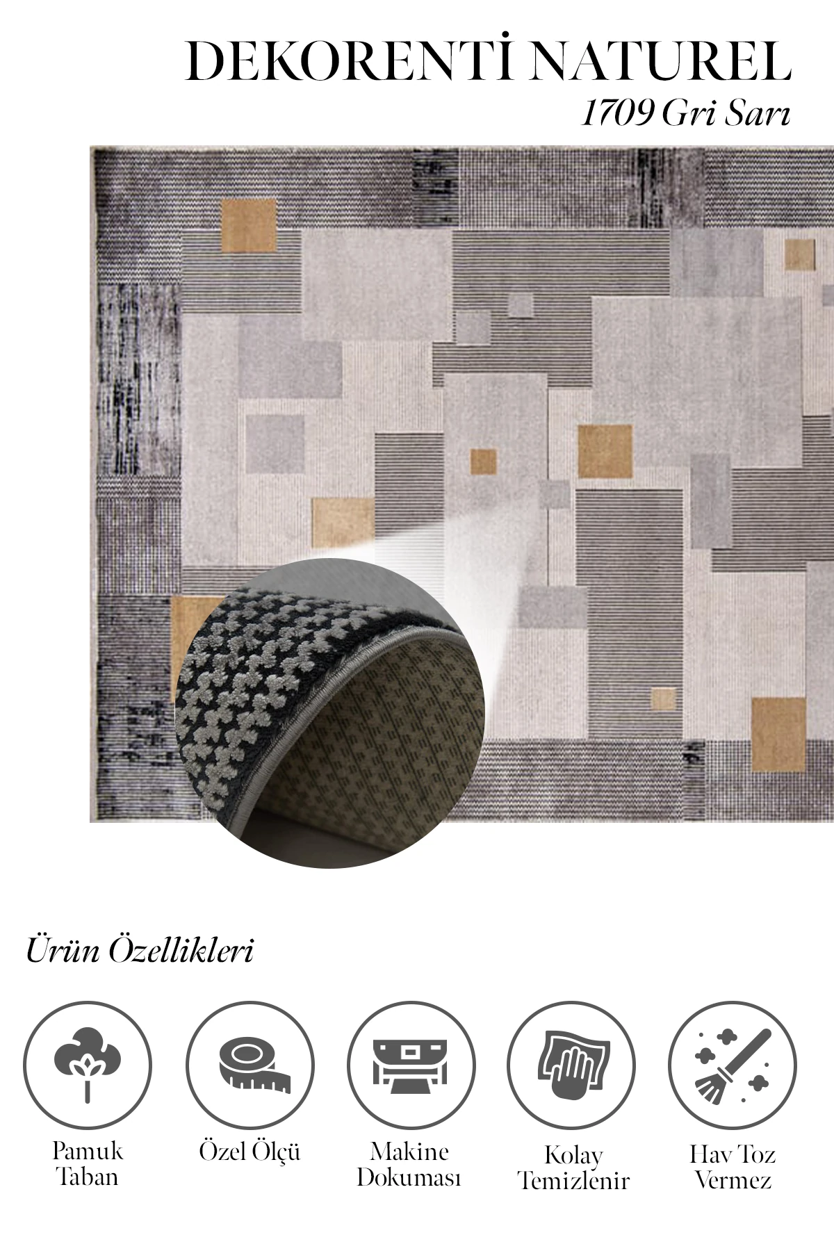 Naturel 1709 Gri Sarı