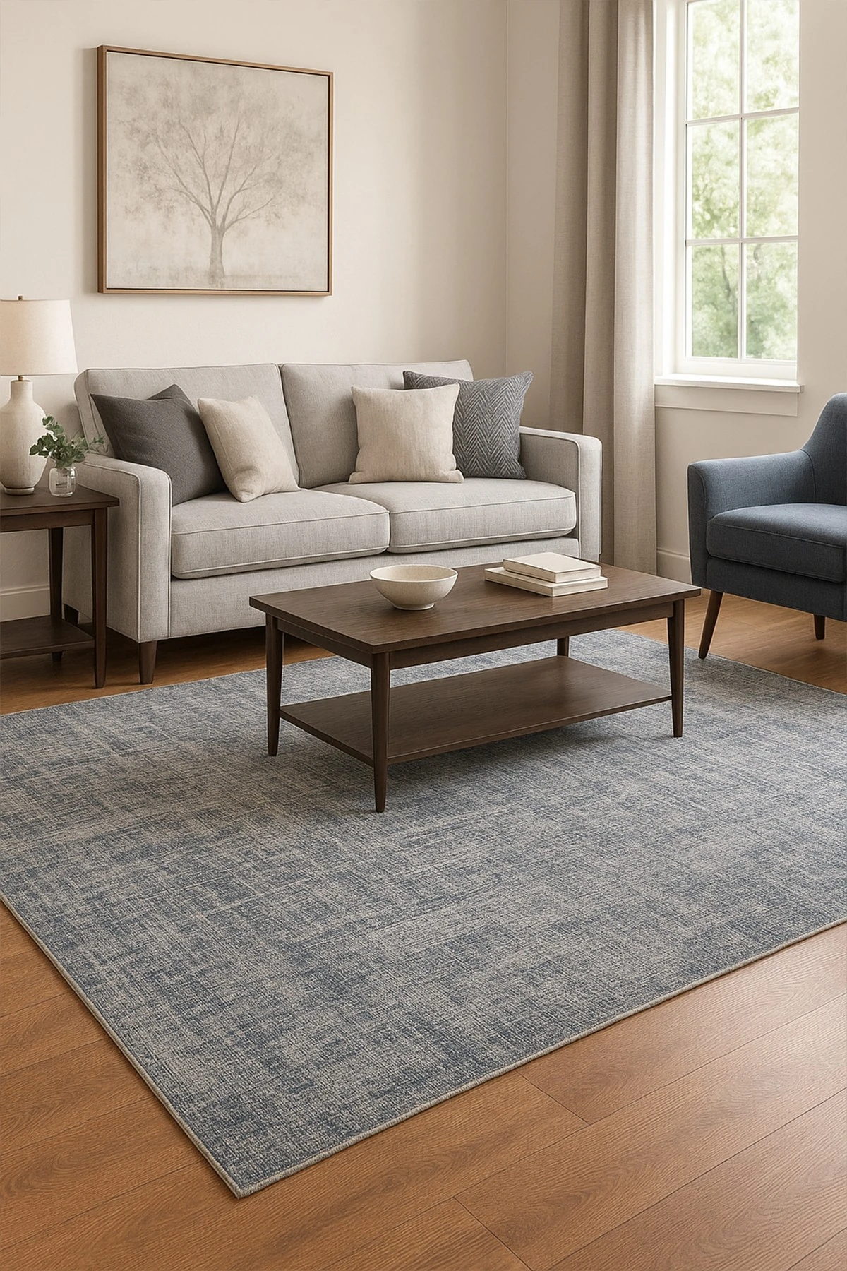 Katre KTR Antrasit - Salon, Koridor (Yolluk), Mutfak, Antre, Yatak ve Oturma Odası Halısı