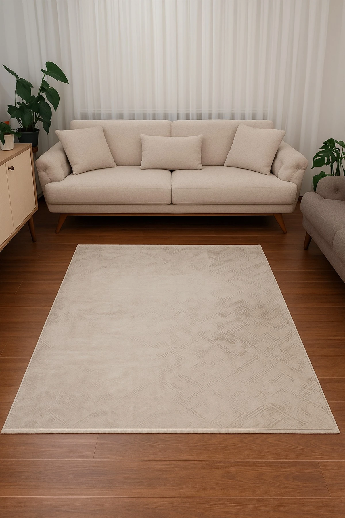 Jasper 1076 Gri - Salon, Koridor (Yolluk), Mutfak, Antre, Yatak ve Oturma Odası Halısı