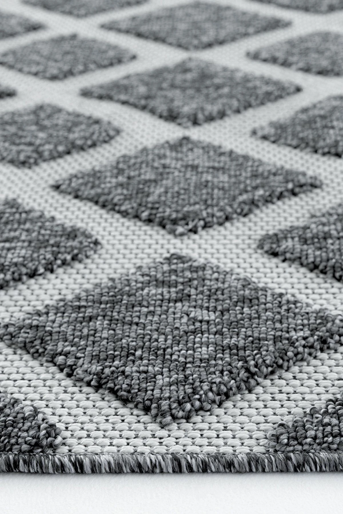 Velino 7508 Antrasit - Salon, Koridor (Yolluk), Mutfak, Antre, Yatak ve Oturma Odası Halısı