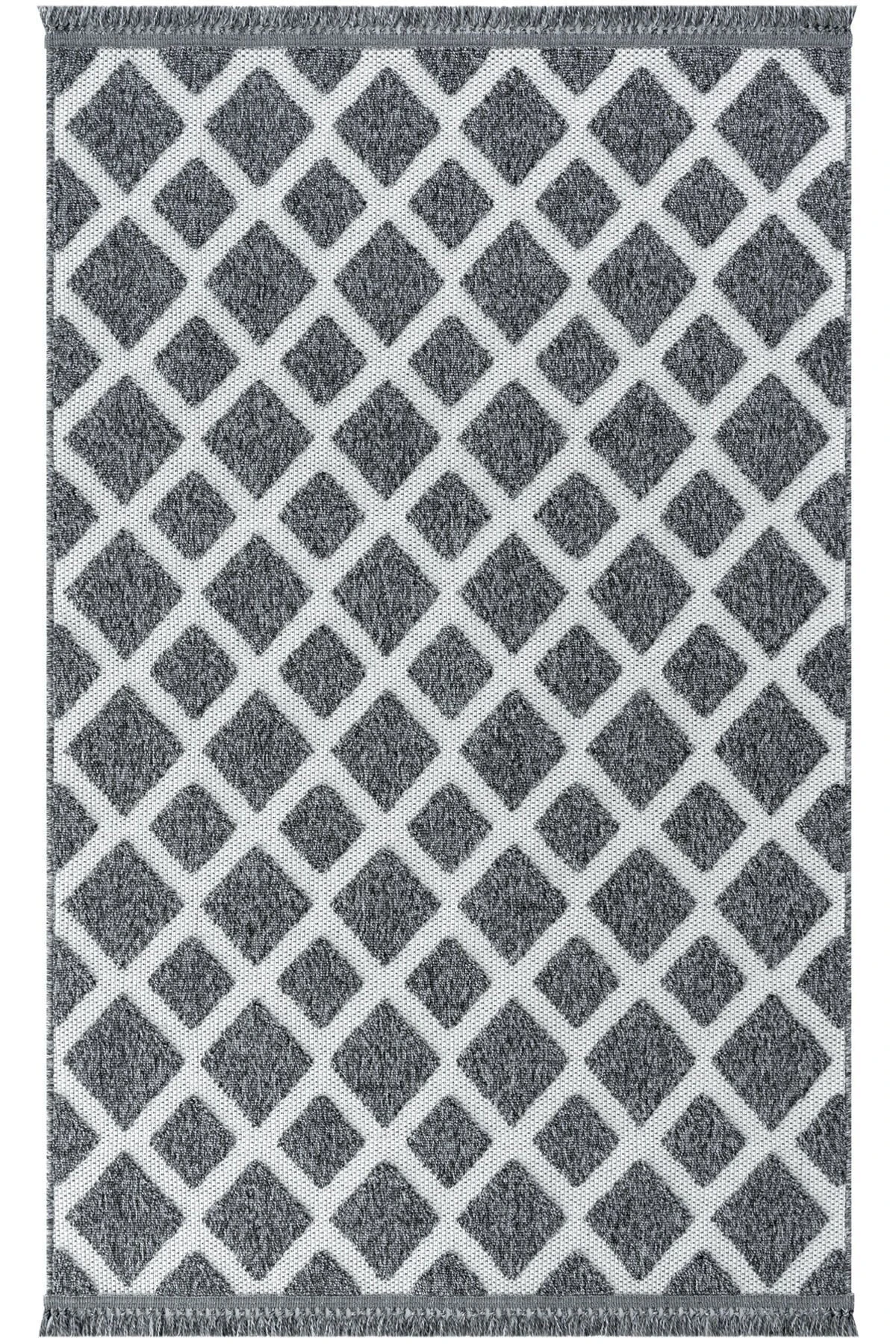 Velino 7508 Antrasit - Salon, Koridor (Yolluk), Mutfak, Antre, Yatak ve Oturma Odası Halısı