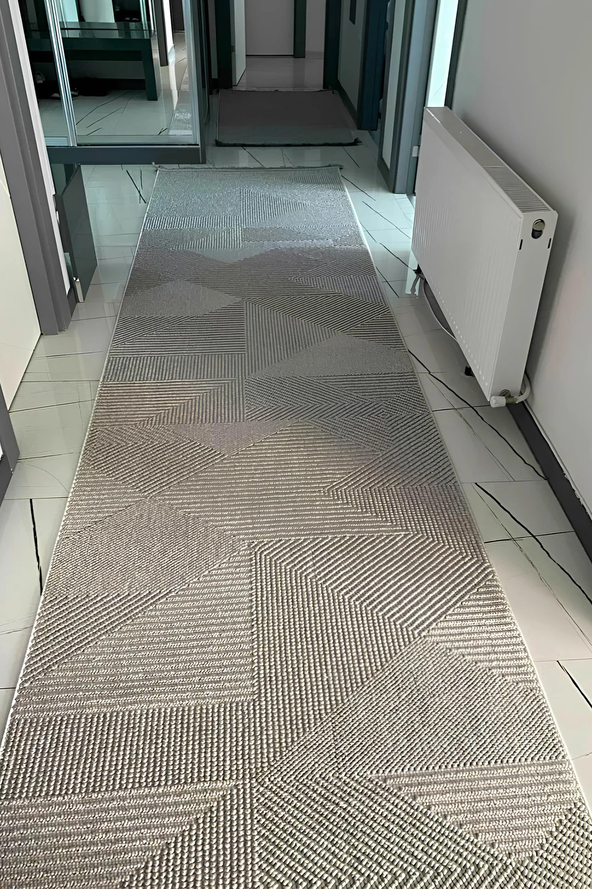 Venti 1456 Gri - Salon, Koridor (Yolluk), Mutfak, Antre, Yatak ve Oturma Odası Halısı