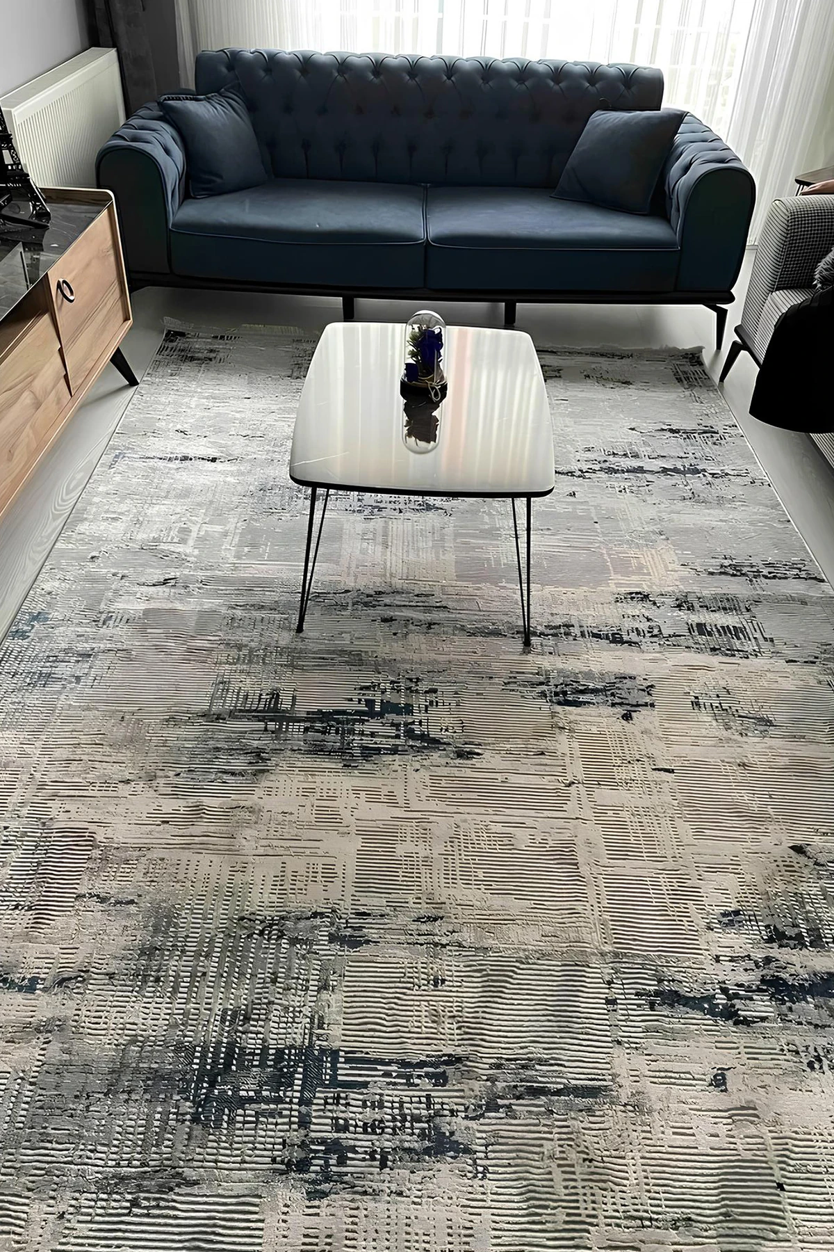 Sterna 1909 Mavi - Salon, Koridor (Yolluk), Mutfak, Antre, Yatak ve Oturma Odası Halısı