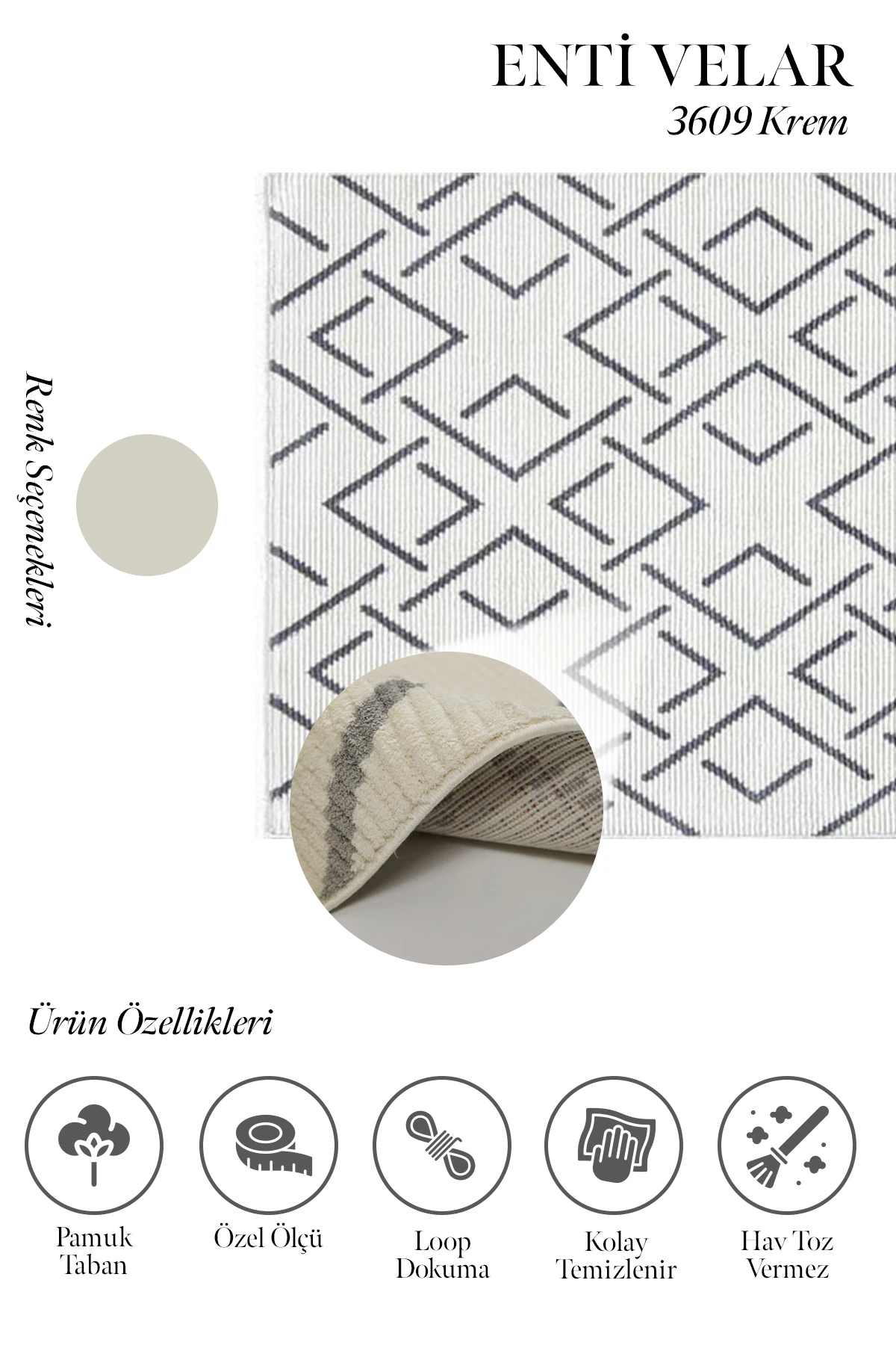 Velar 3609 Krem