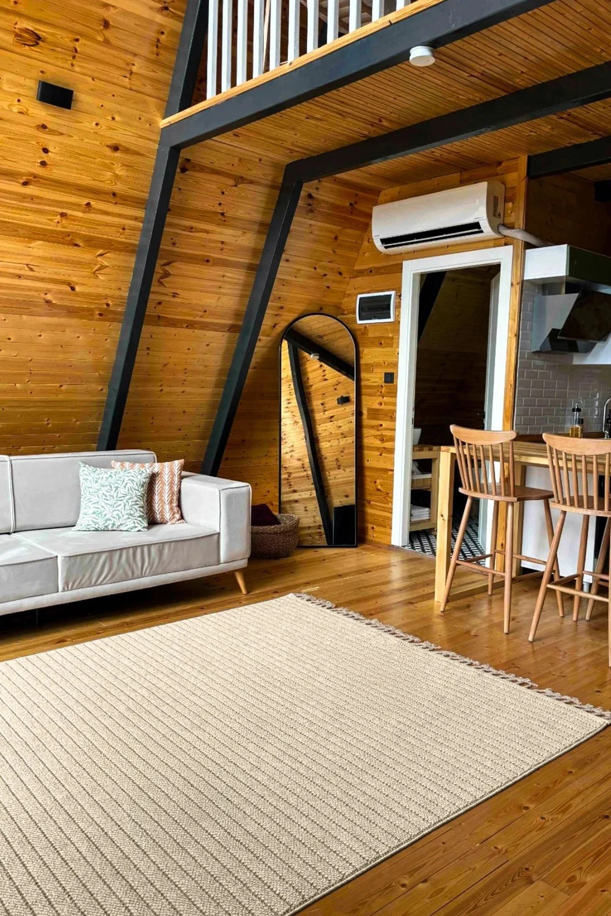 Mistral 1412 Bej - Salon, Koridor (Yolluk), Mutfak, Antre, Yatak ve Oturma Odası Halısı