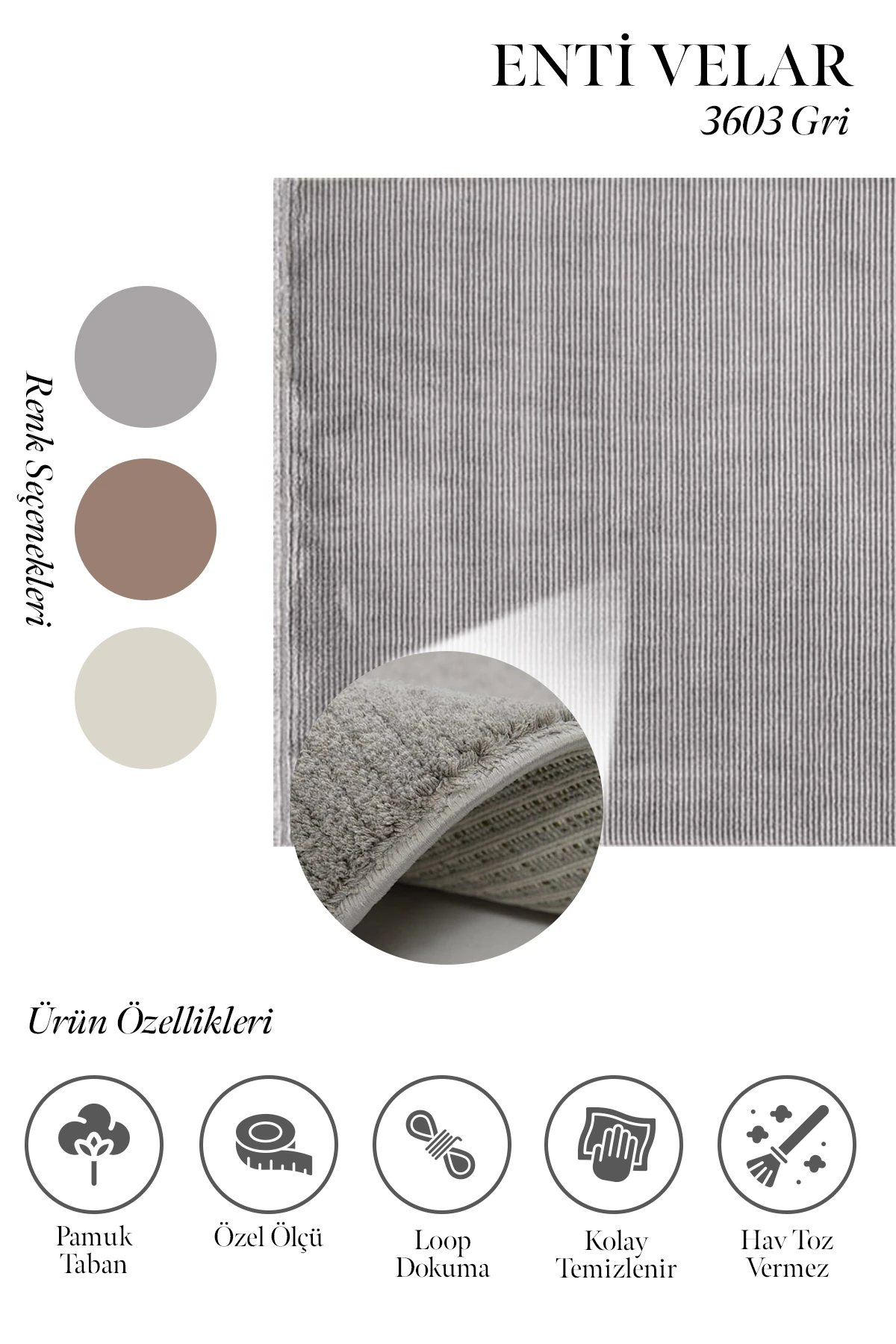Velar 3603 Gri