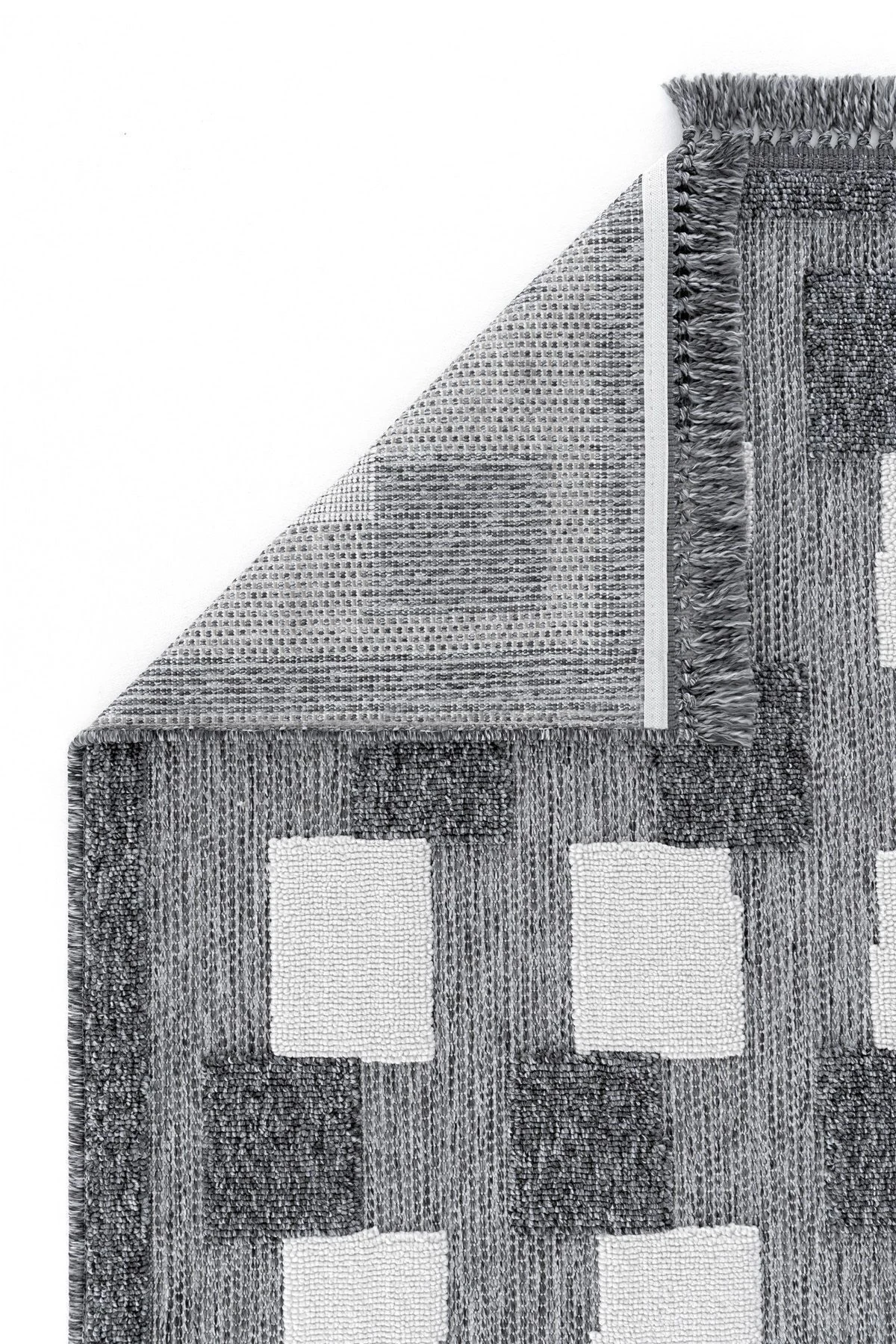 Velino 7513 Antrasit - Salon, Koridor (Yolluk), Mutfak, Antre, Yatak ve Oturma Odası Halısı