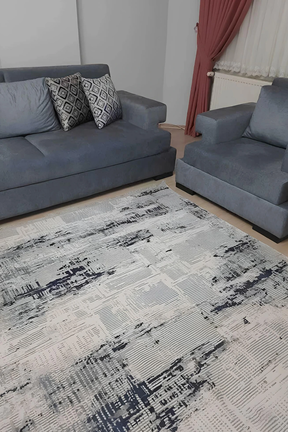 Sterna 1909 Mavi - Salon, Koridor (Yolluk), Mutfak, Antre, Yatak ve Oturma Odası Halısı