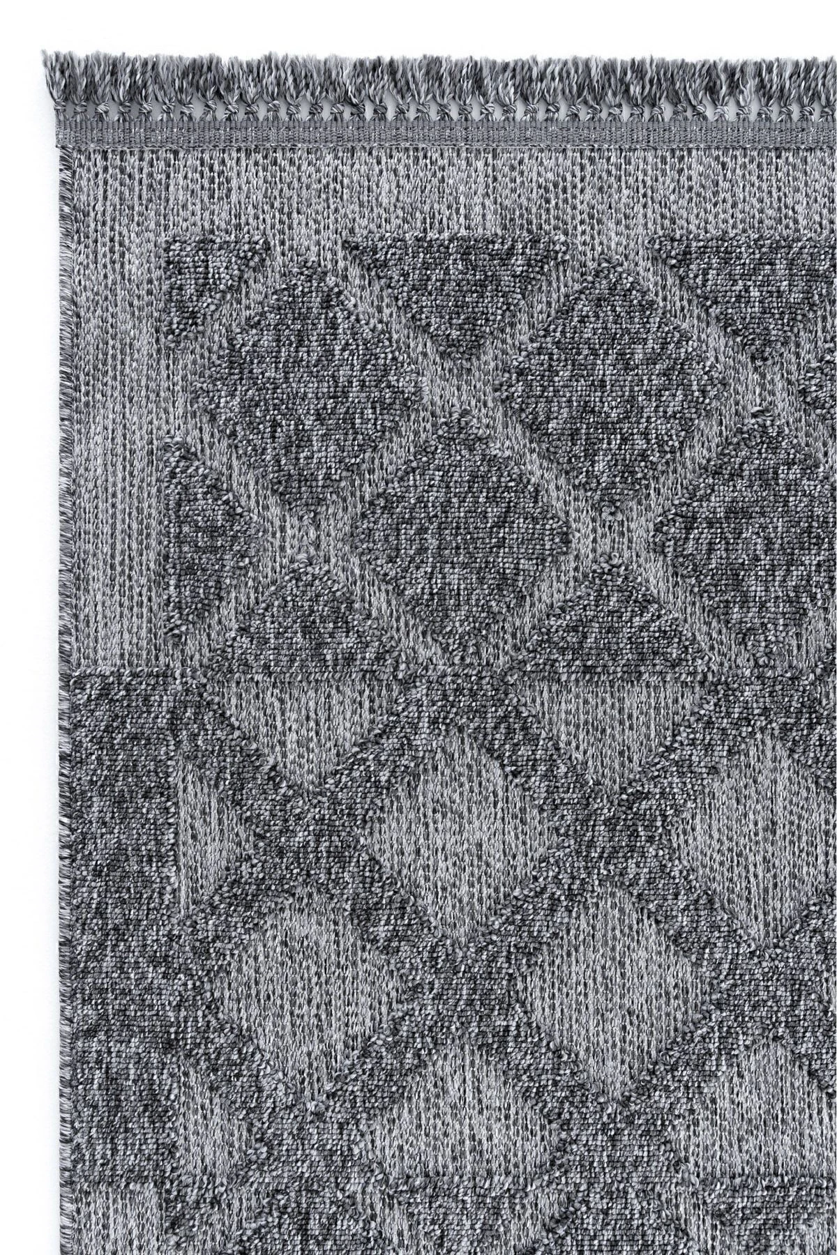 Velino 7512 Antrasit - Salon, Koridor (Yolluk), Mutfak, Antre, Yatak ve Oturma Odası Halısı