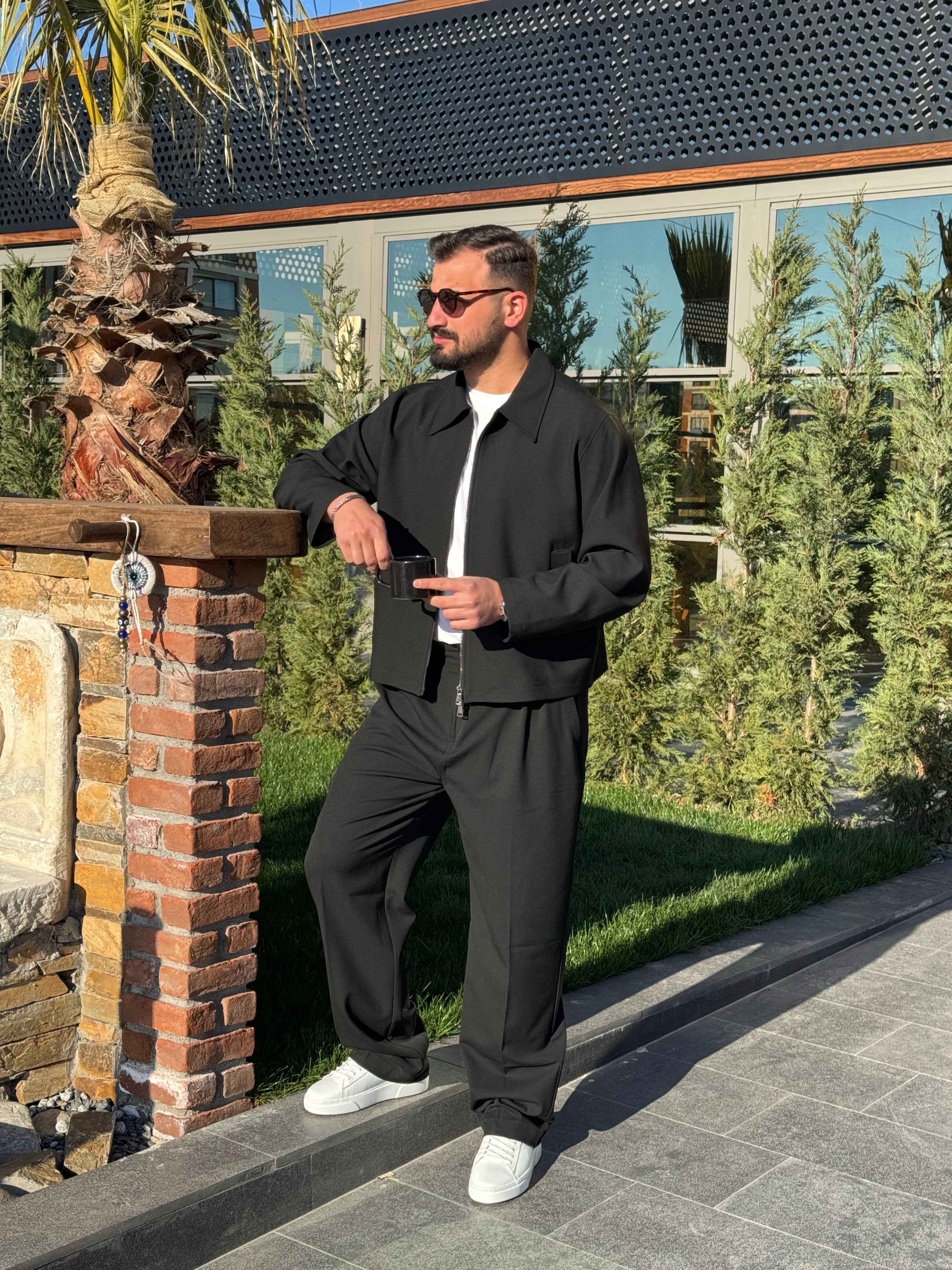 Siyah Oversize Alt Üst Takım