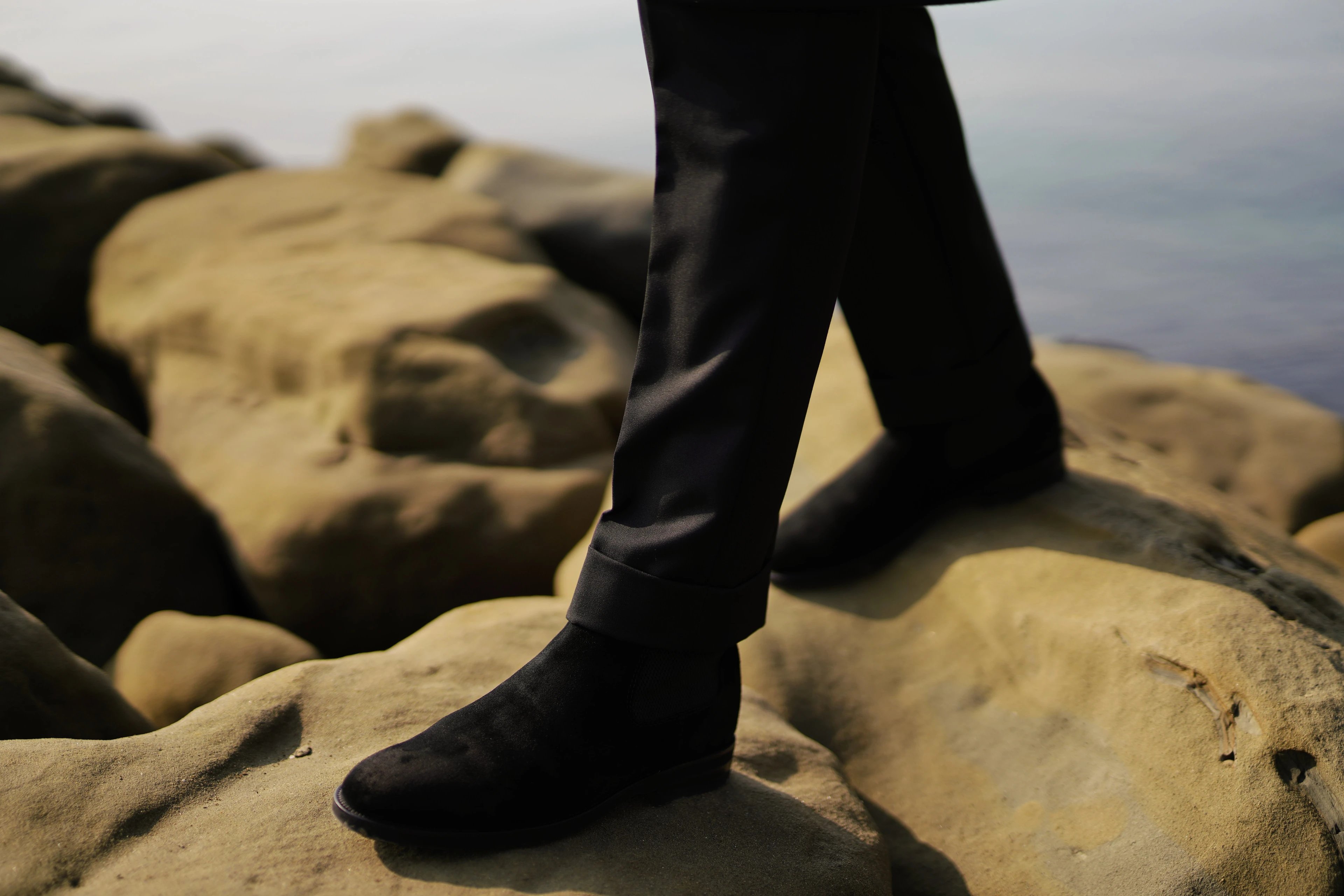 ÜÇ DÜĞME OVERSİZE SİYAH KAŞE KABAN