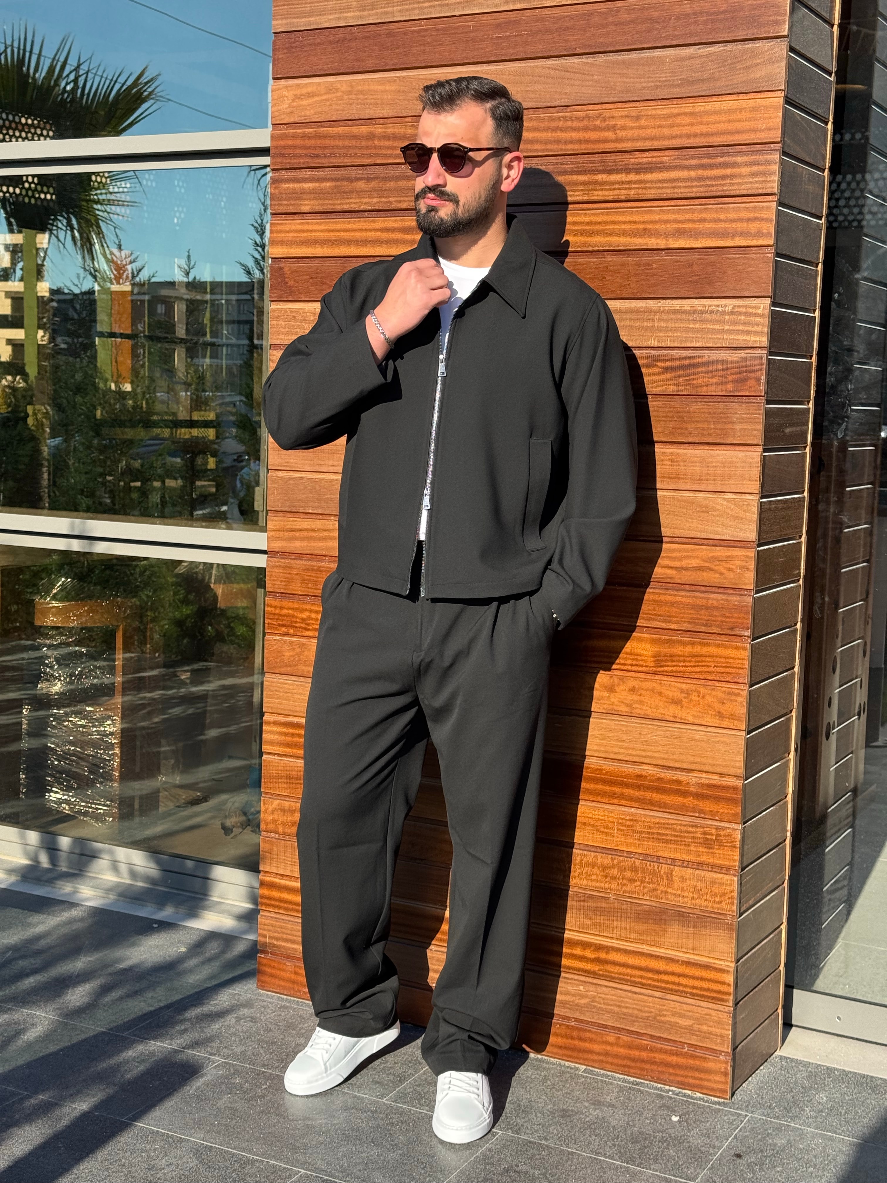 Siyah Oversize Alt Üst Takım