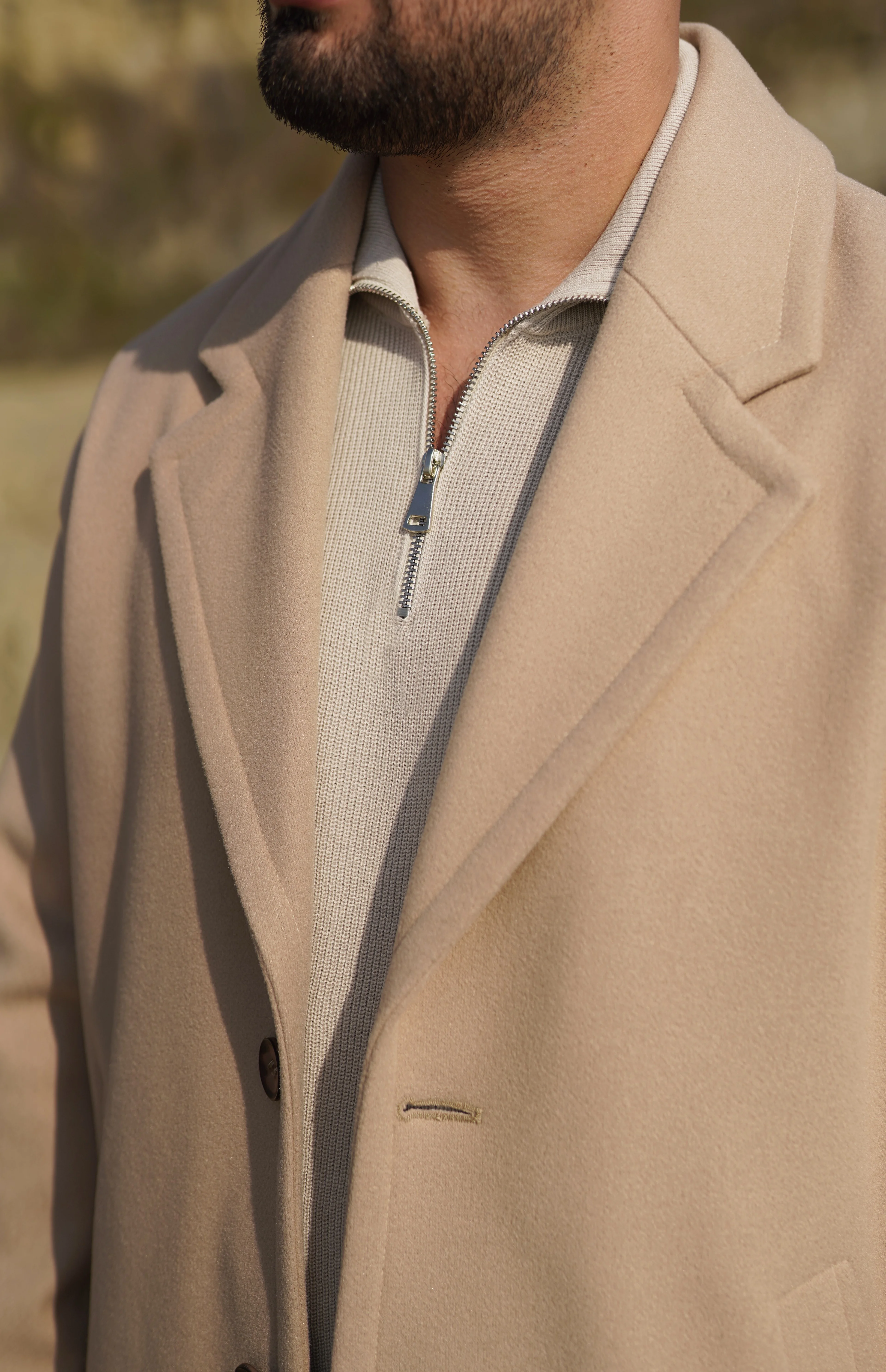 ÜÇ DÜĞME OVERSİZE KAŞE KABAN 