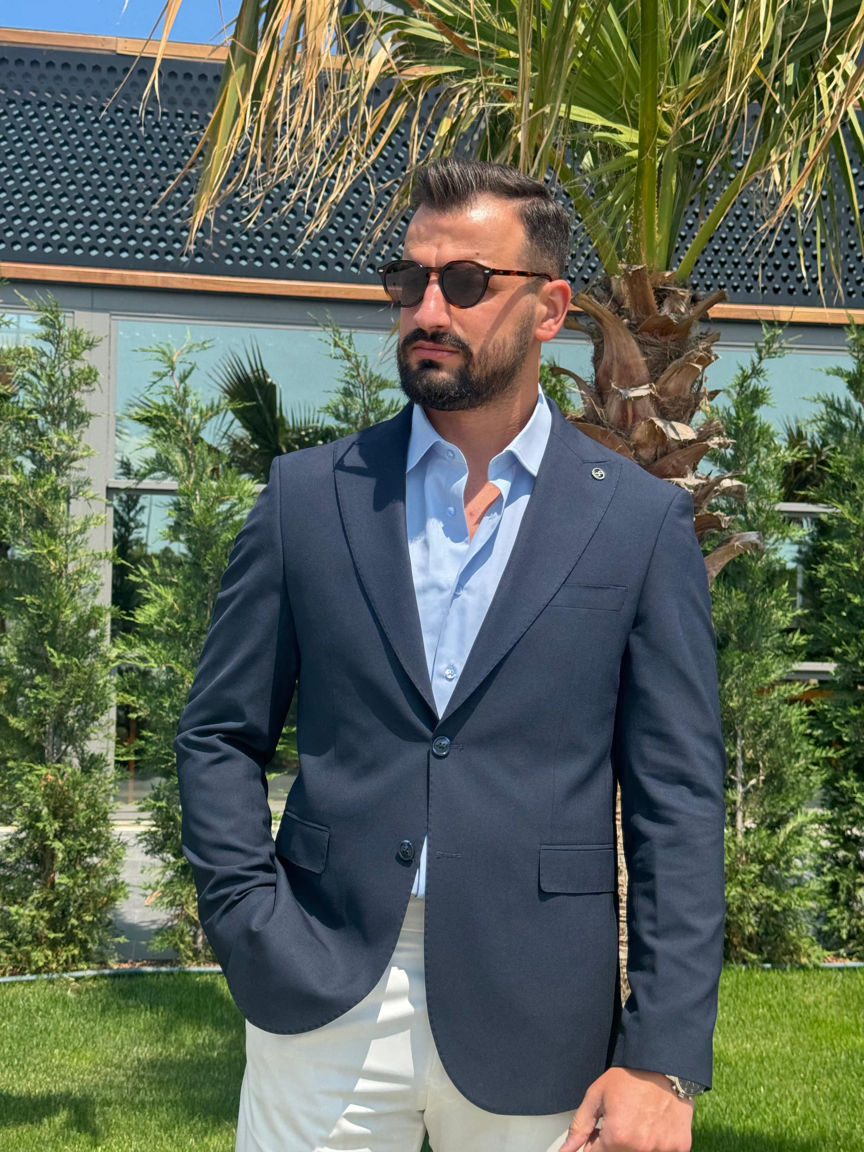 LACİVERT TEK CEKET