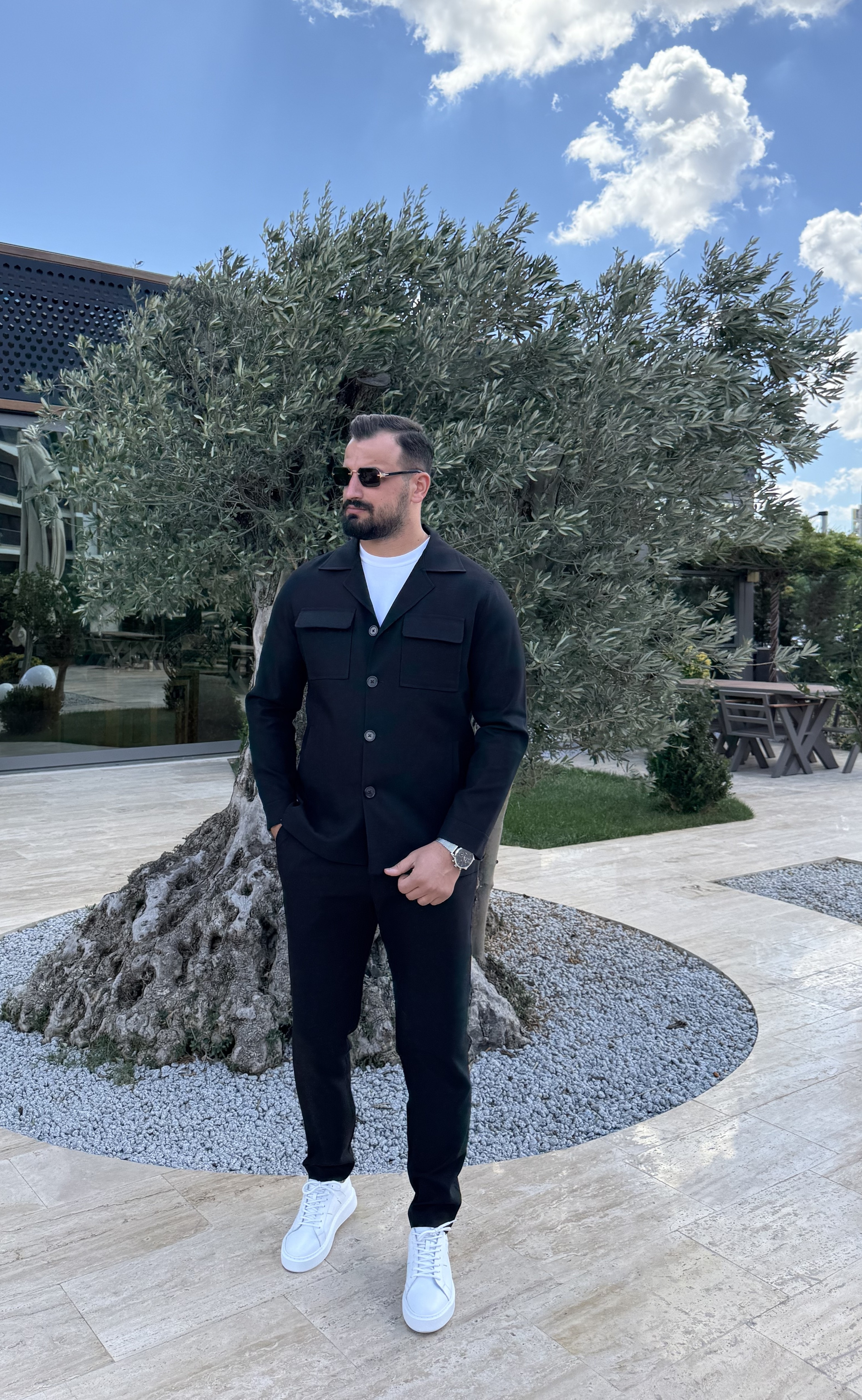 COMPORT KUMAŞ SİYAH ALT ÜST TAKIM