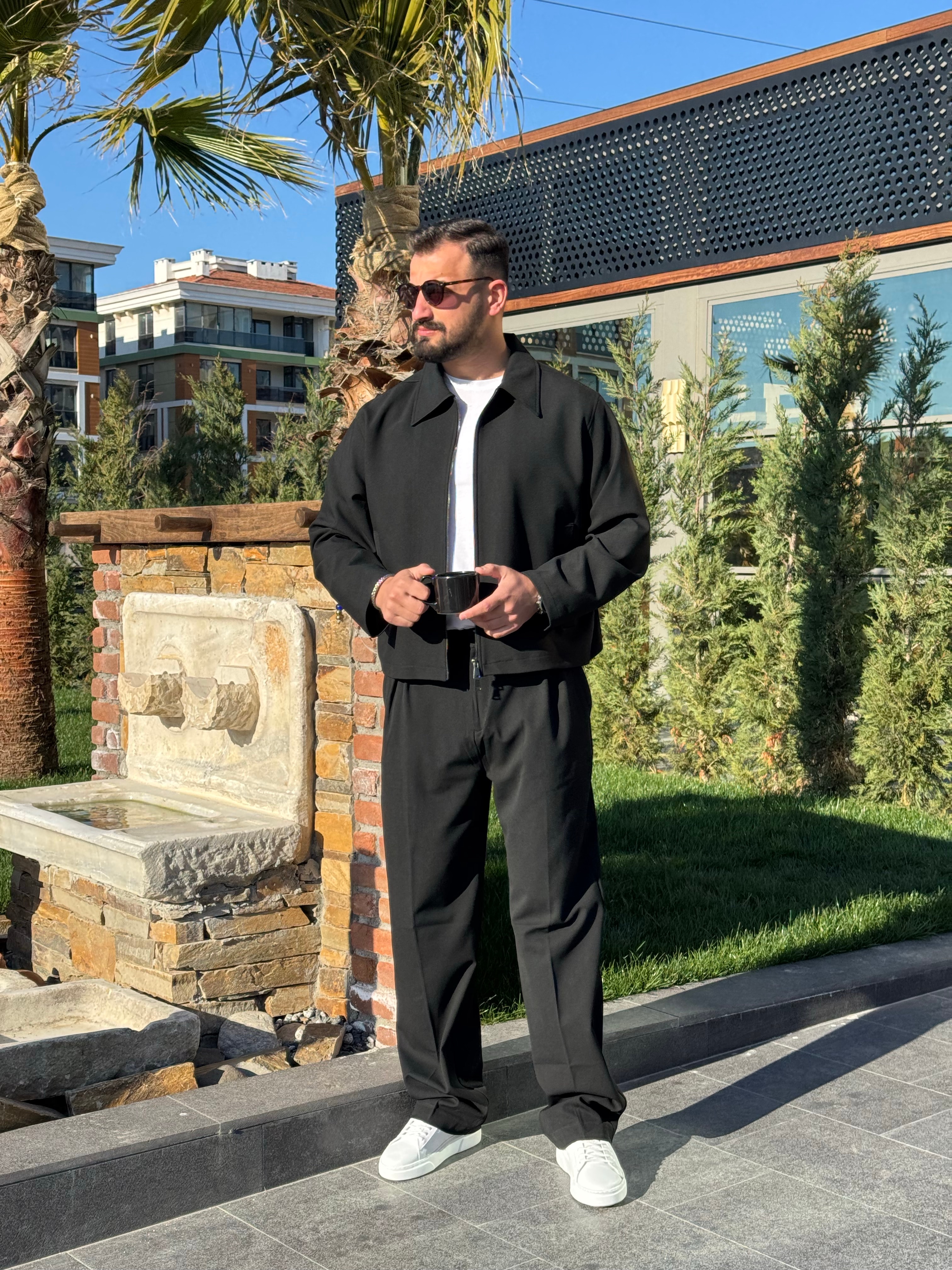 Siyah Oversize Alt Üst Takım