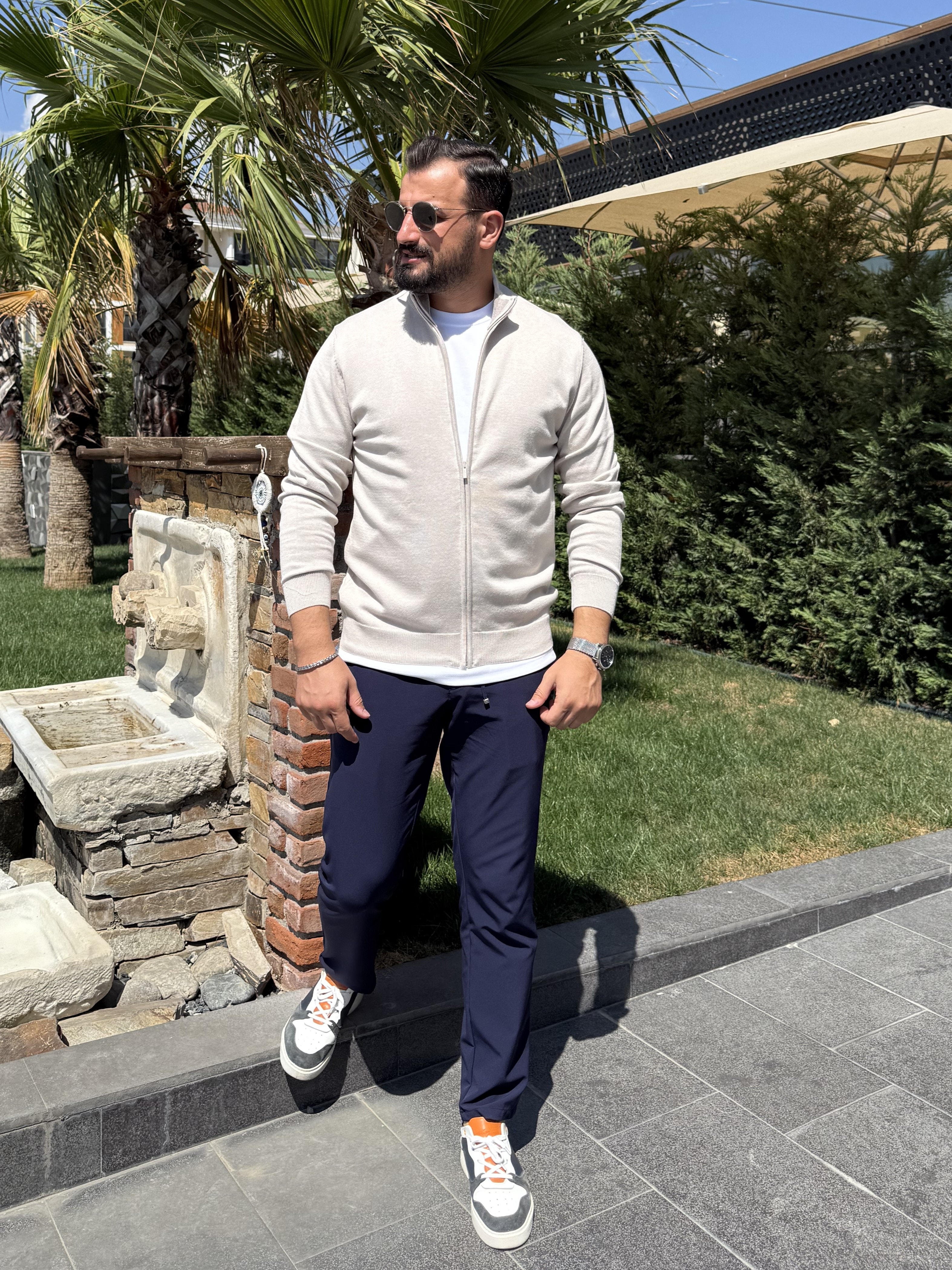 Basıc Bej Hırka