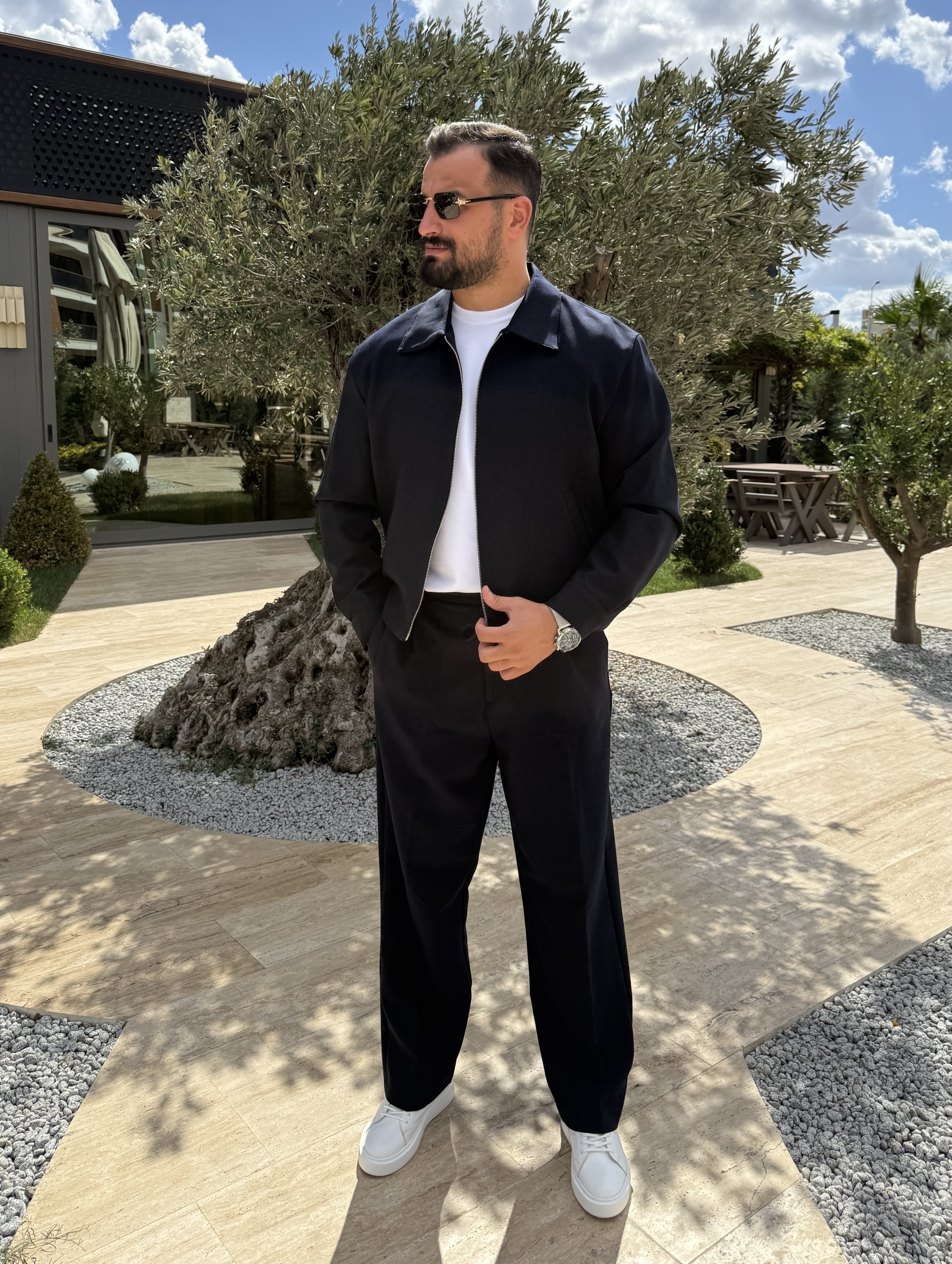 LACİVERT OVERSİZE ALT ÜST TAKIM