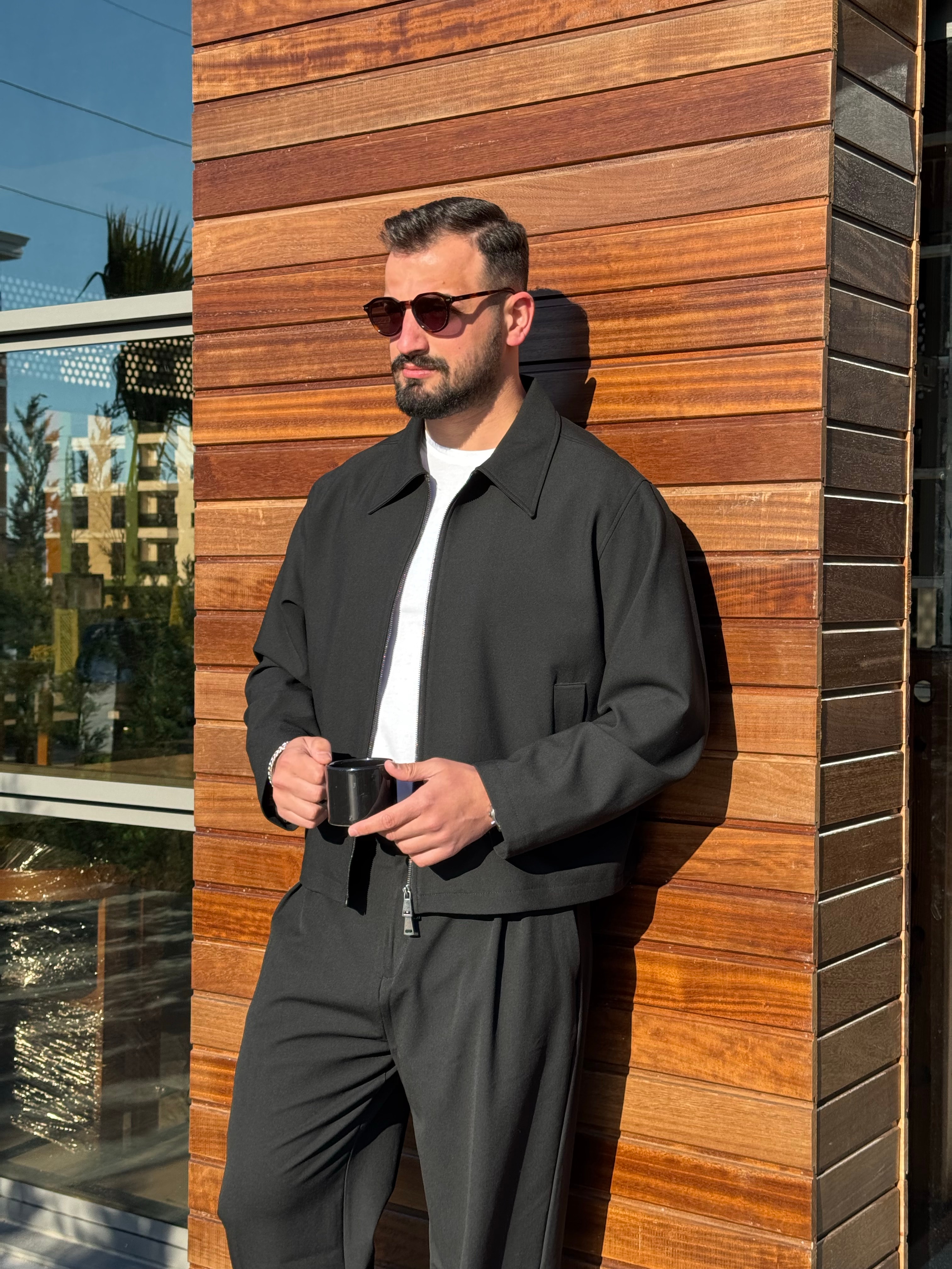 Siyah Oversize Alt Üst Takım