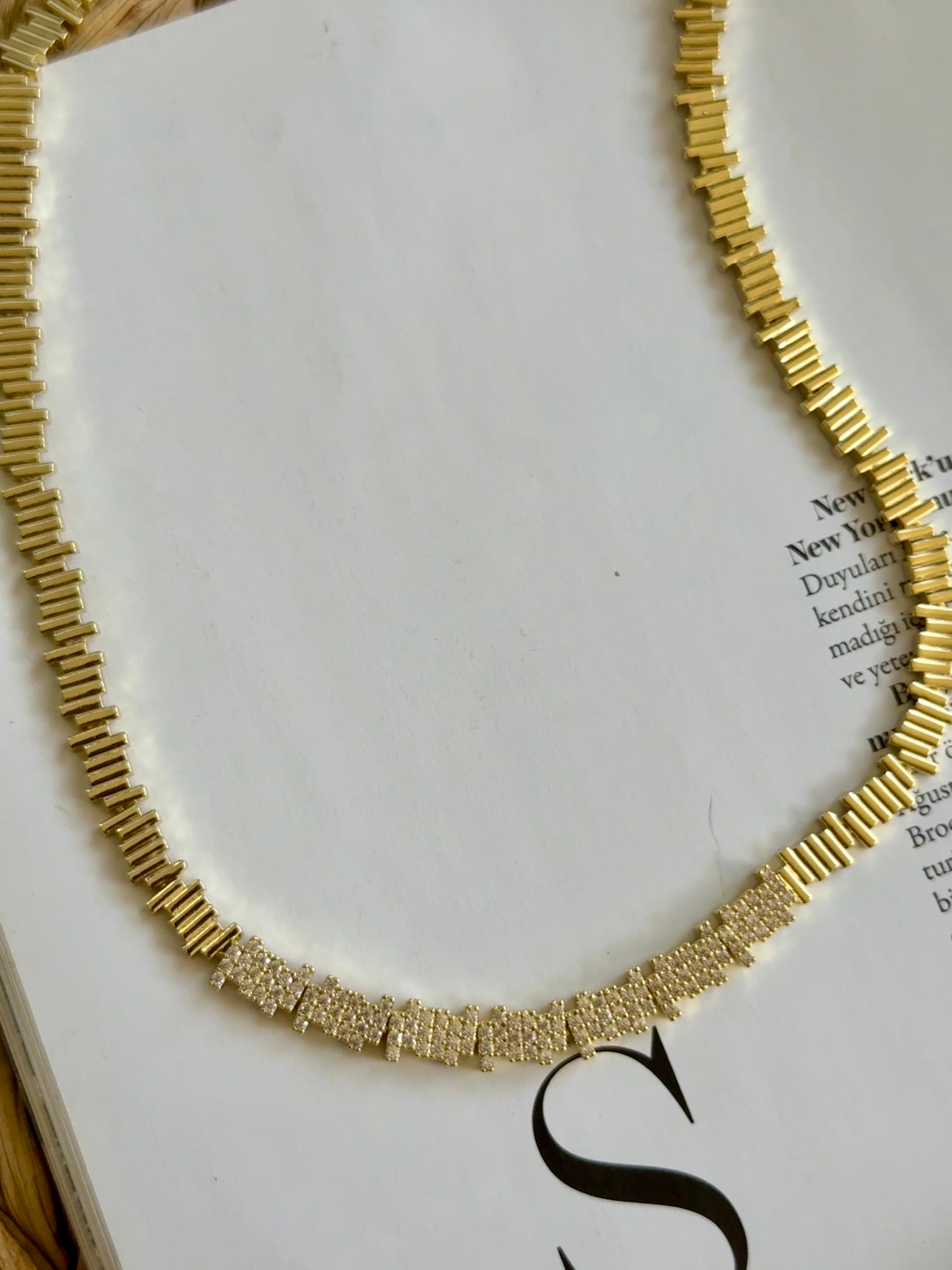 ESTERELLA VIP SERİ KOLYE ( GOLD ) 