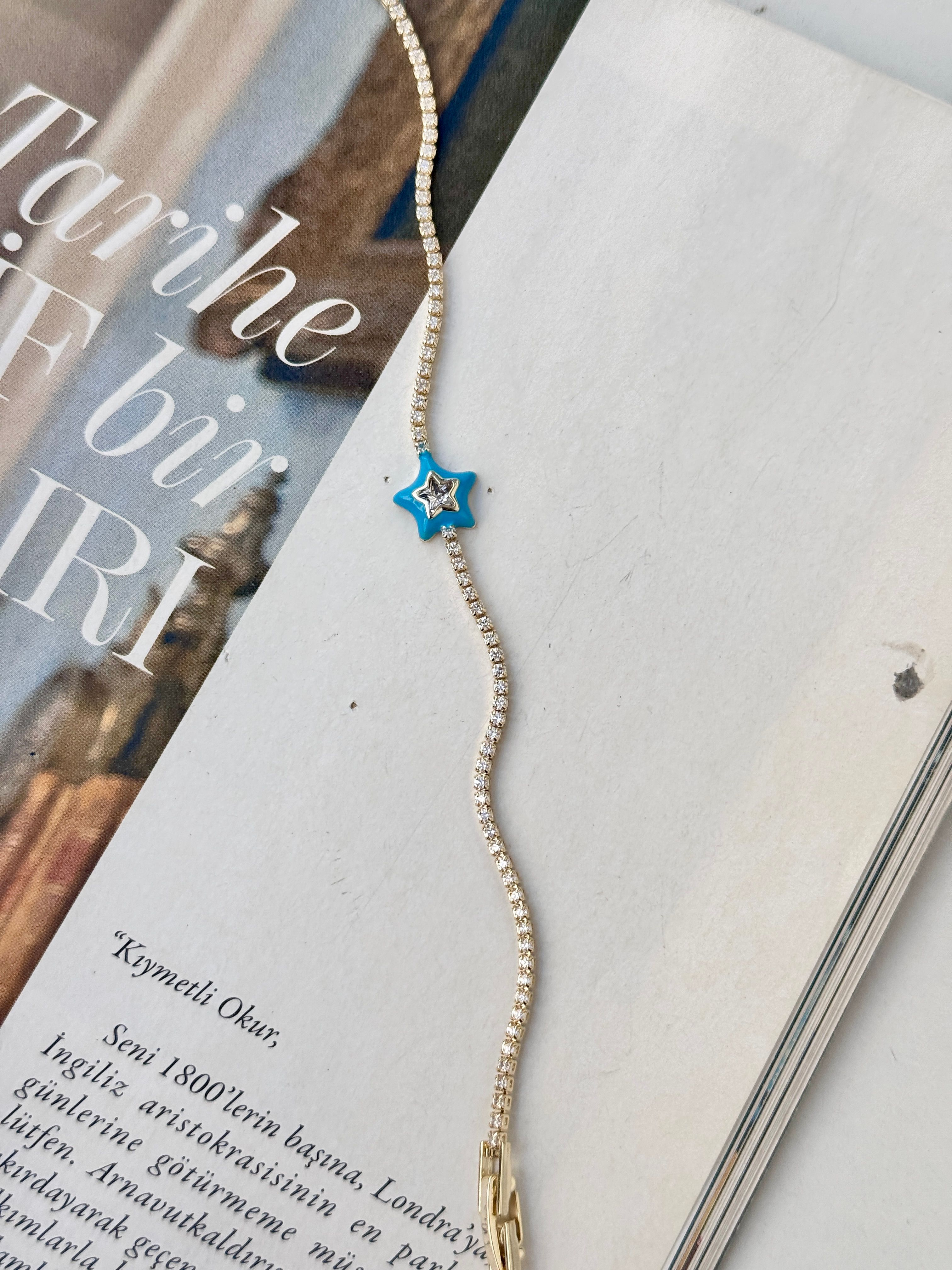 Blue star bileklik