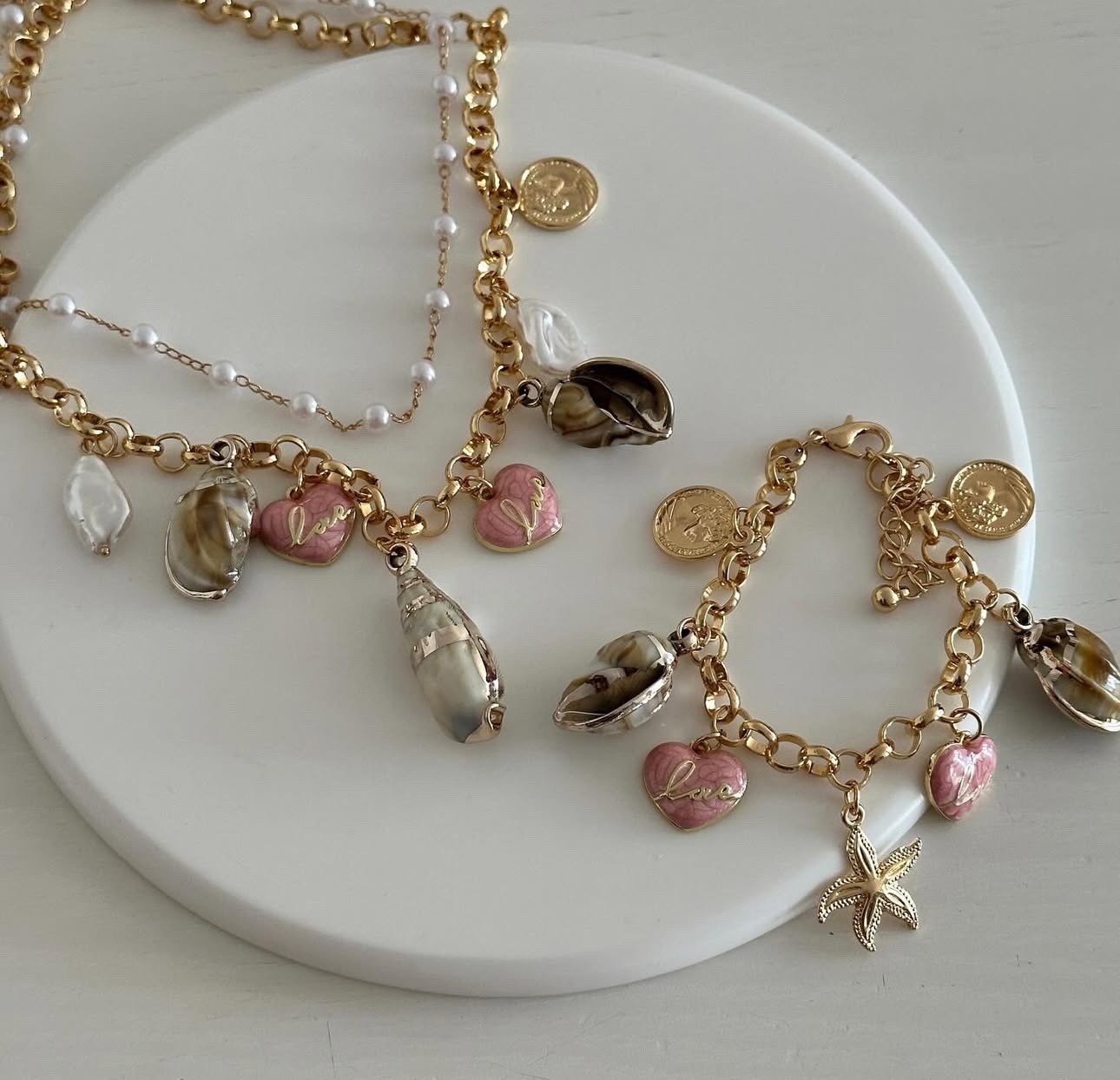 Kolye-bileklik set 