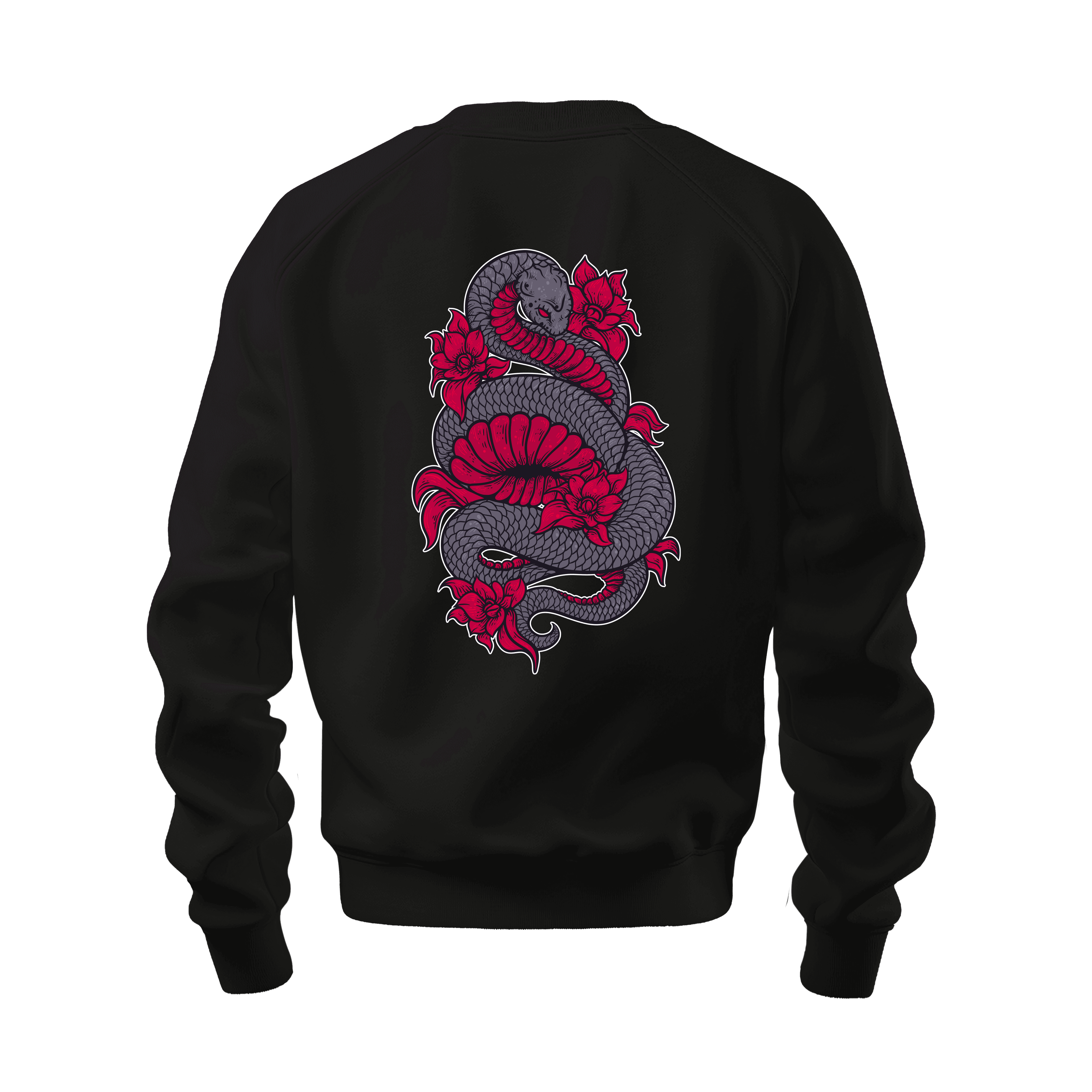 Pink Snake Sweatshirt - Erkek