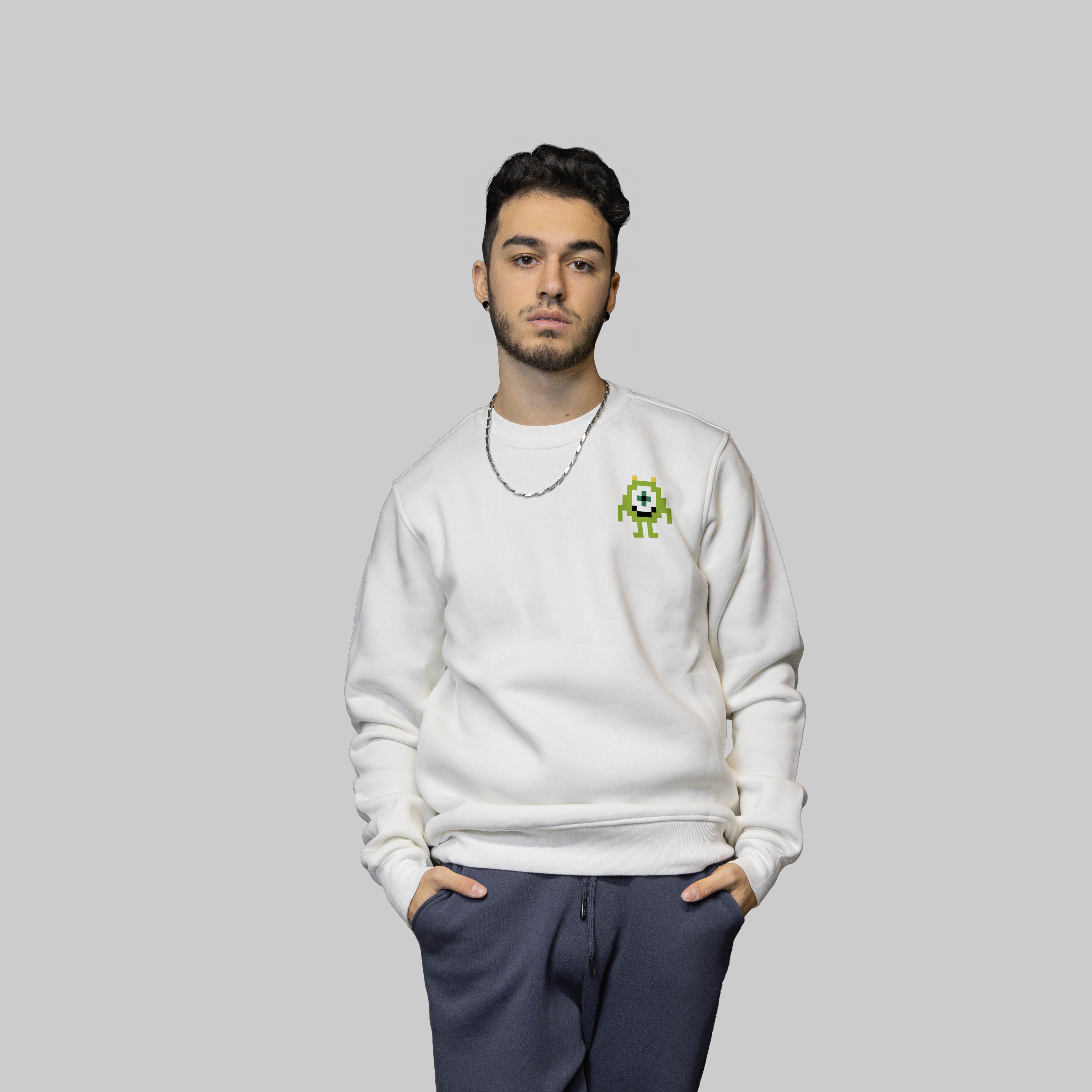 Mike Wazowski Sweatshirt - Ekru