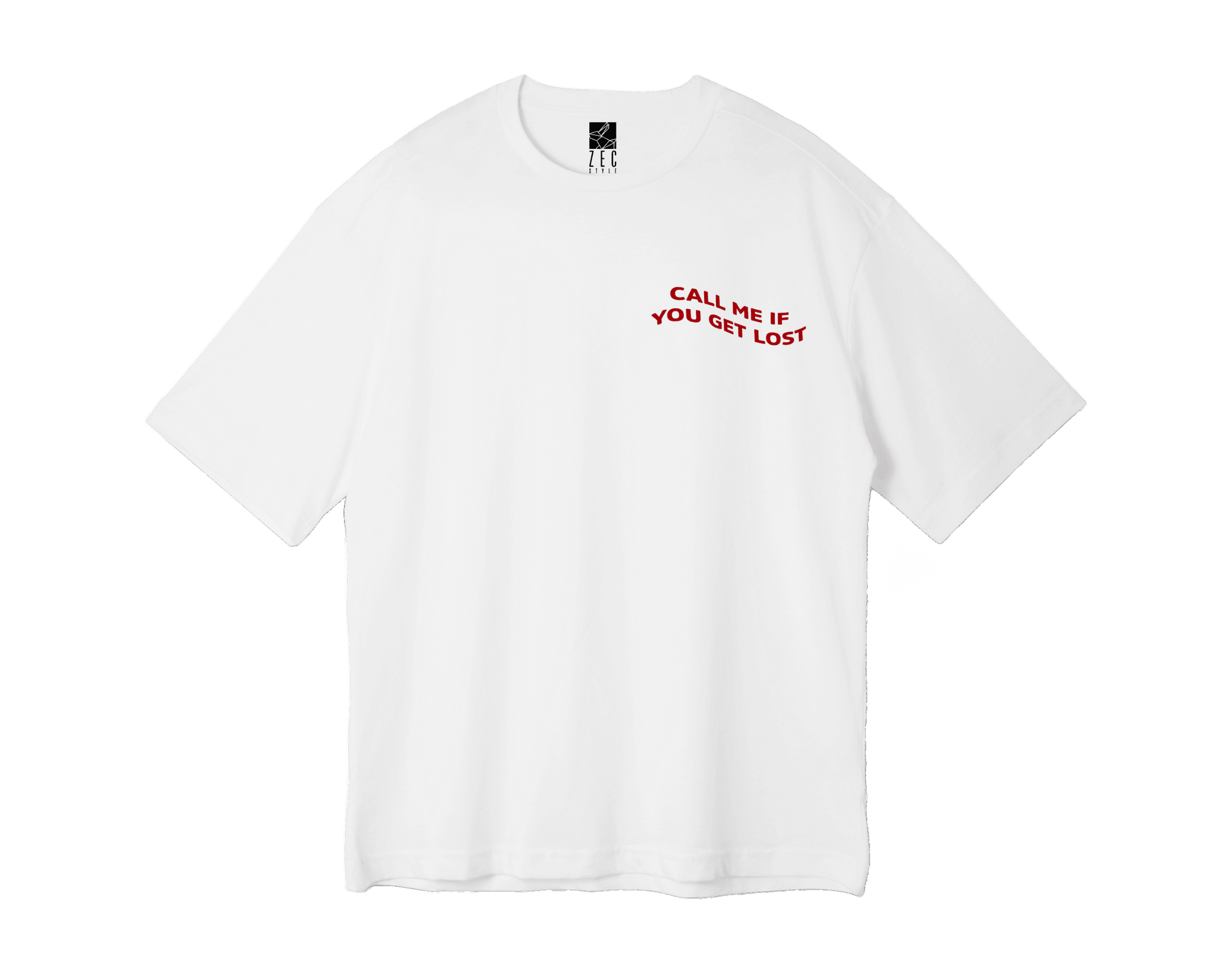 Beyaz Oversize Unisex T-shirt 26B