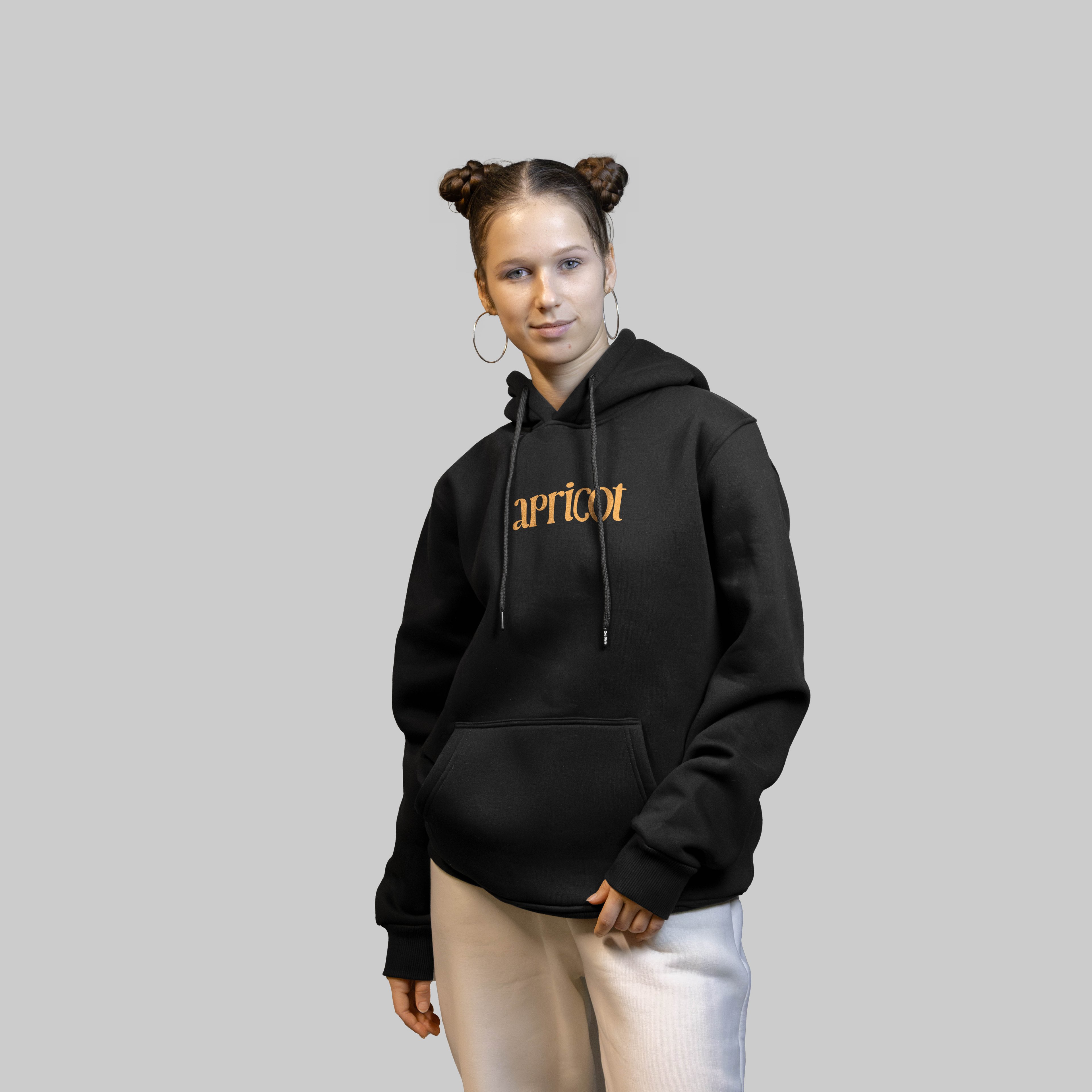 Apricot Hoodie - Siyah